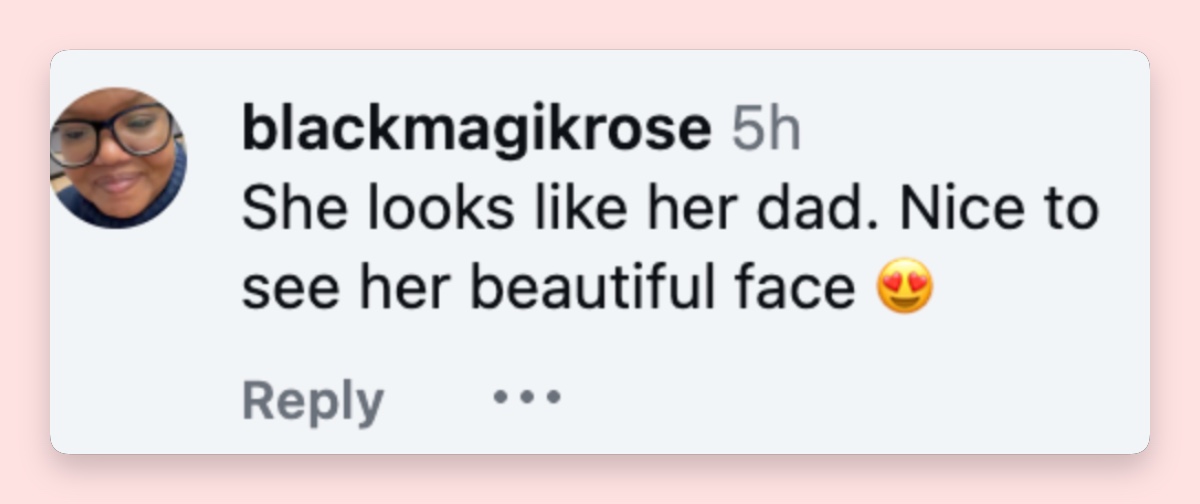 One Instagram user noticed a strong resemblance between Nahla and her father, Gabriel Aubry, while expressing delight at seeing her grown-up face. | Source: Instagram/@californiapost