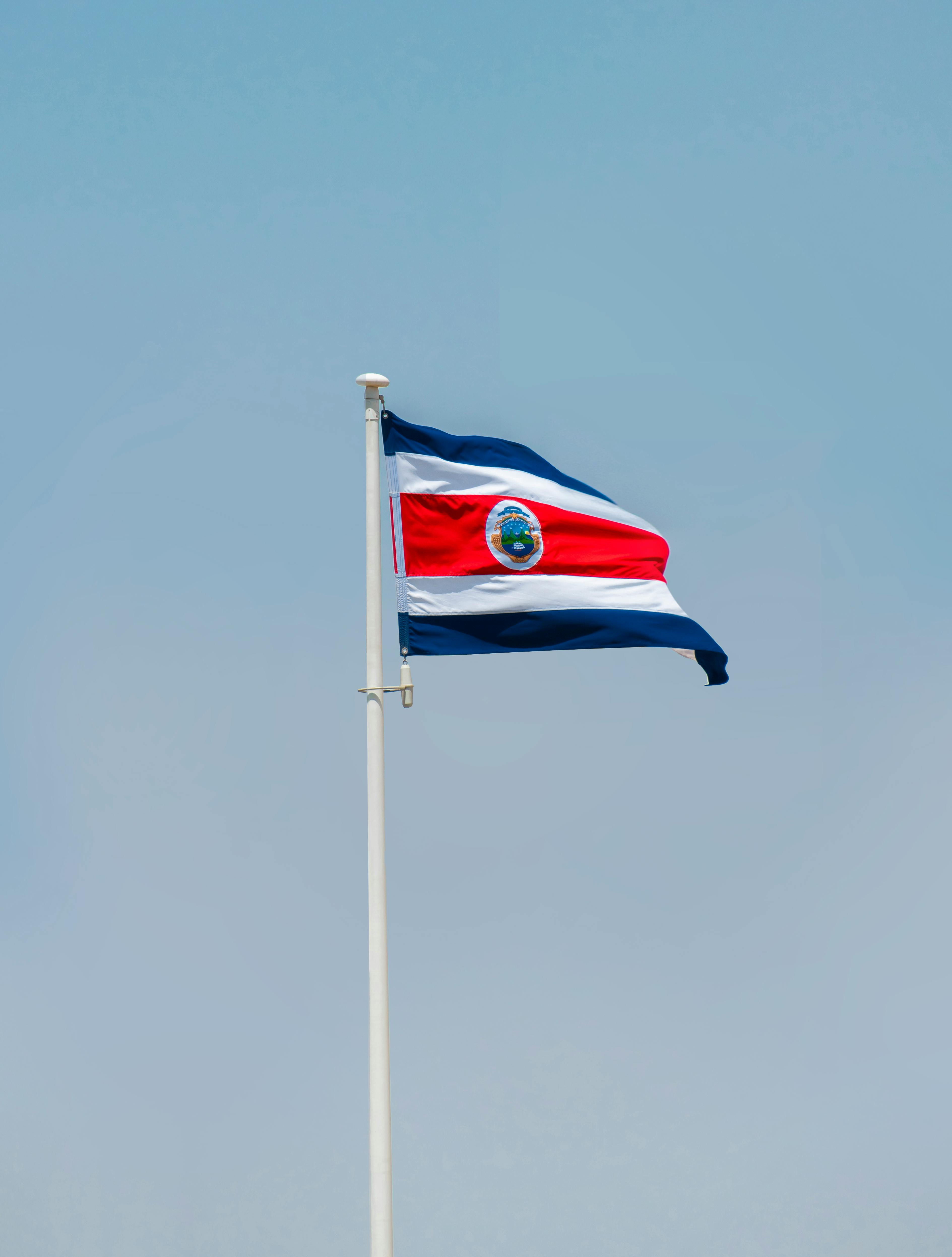 Costa Rican flag | Source: Pexels