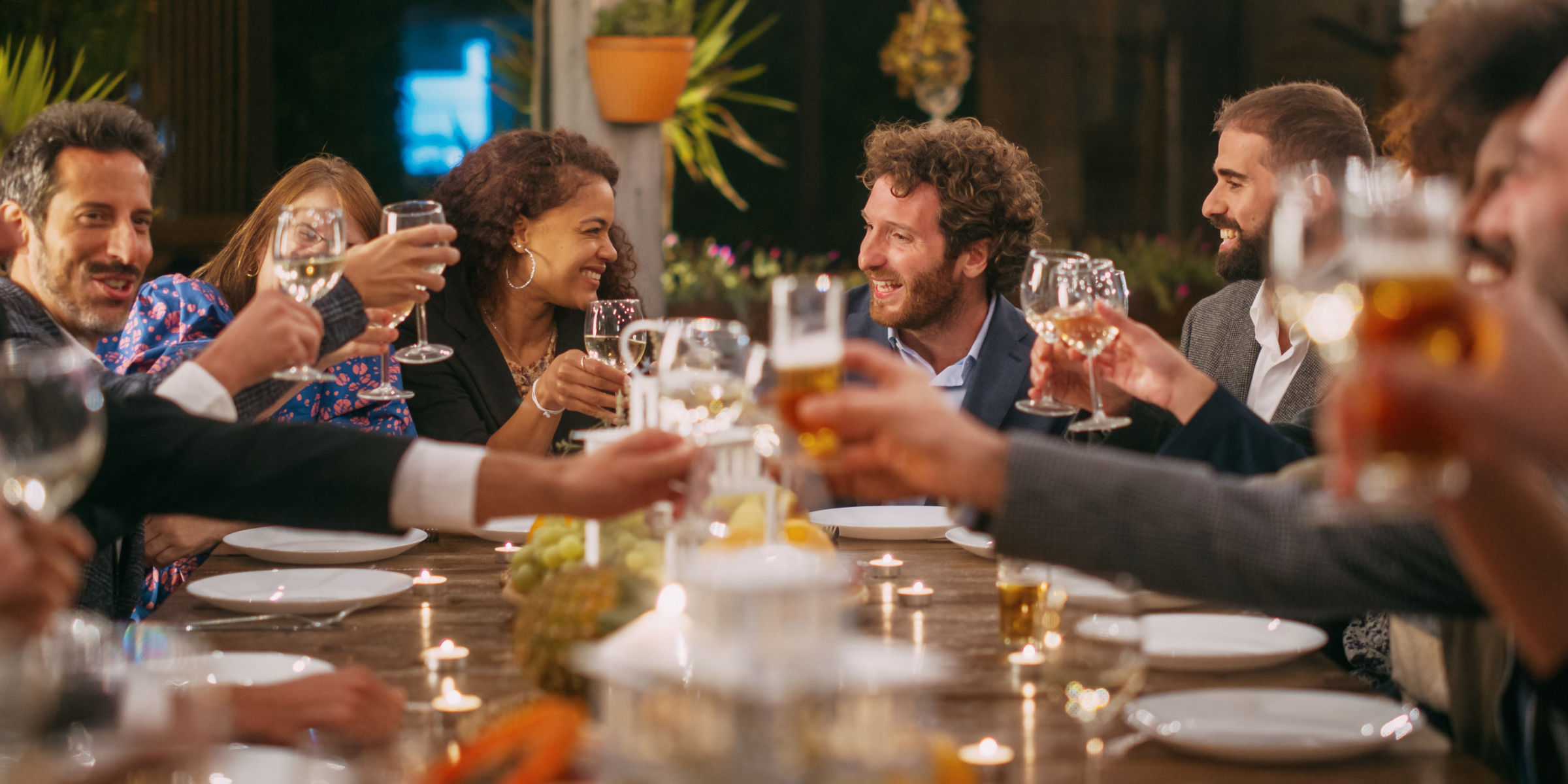 A dinner party | Source: Shutterstock