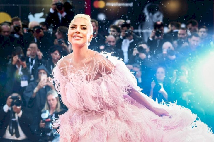 Singer and actress Lady Gaga arrives for the premiere of the film 