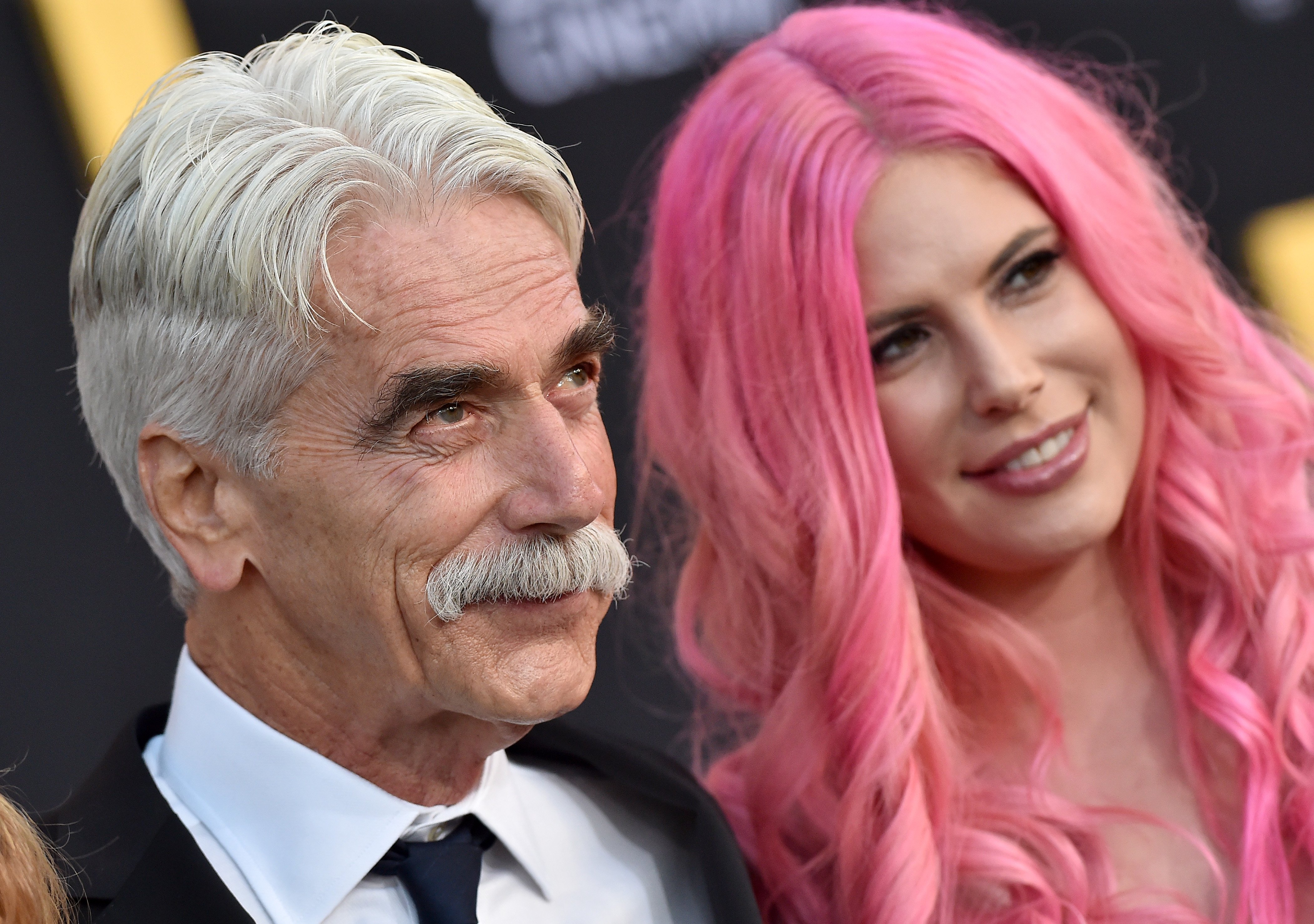 Sam Elliott and his daughter Cleo Rose Elliott at the premiere of "A Star Is Born" on September 24, 2018, in Los Angeles, California | Source: Getty Images