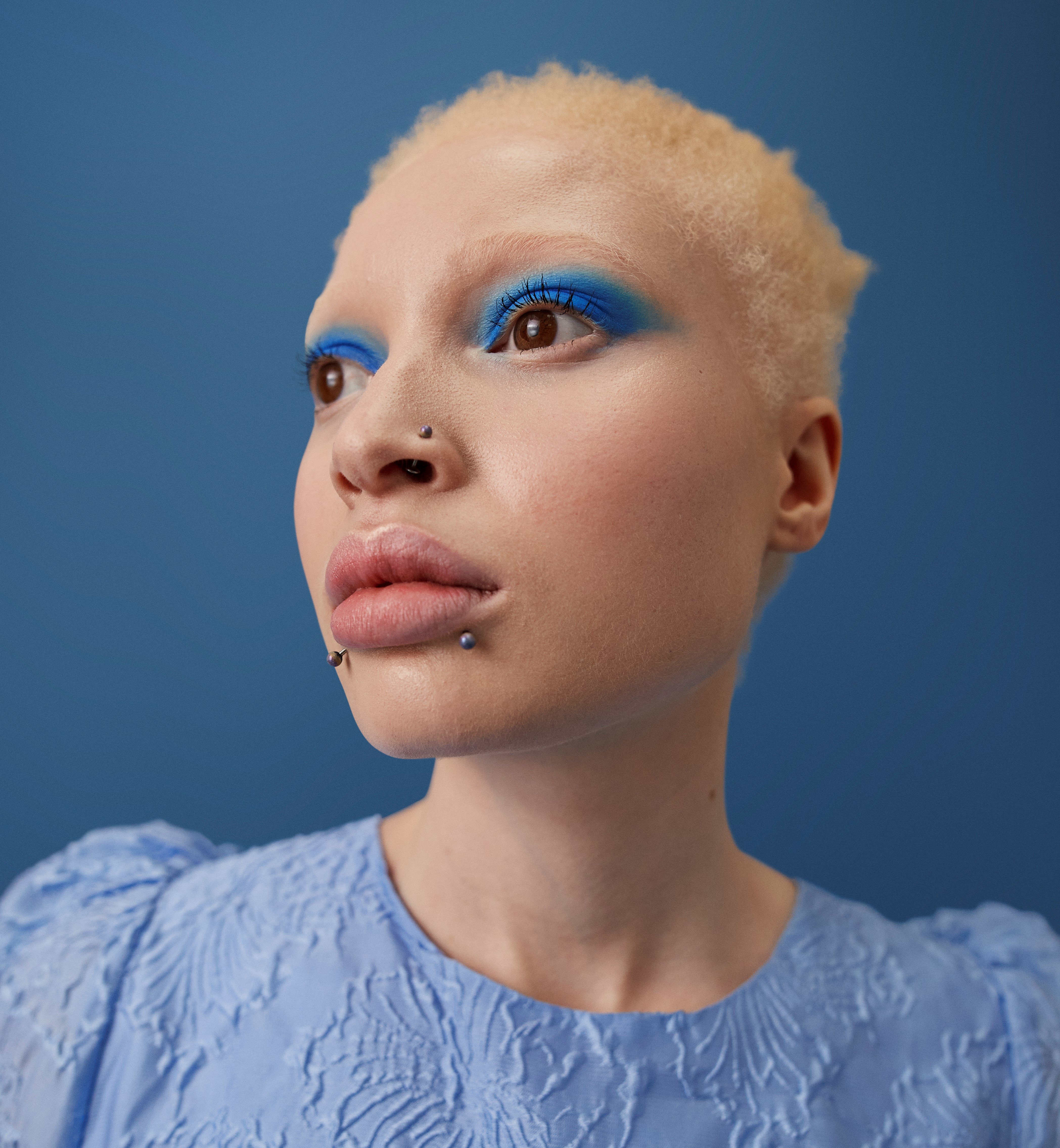 Woman with snake bite piercing | Source: Getty Images