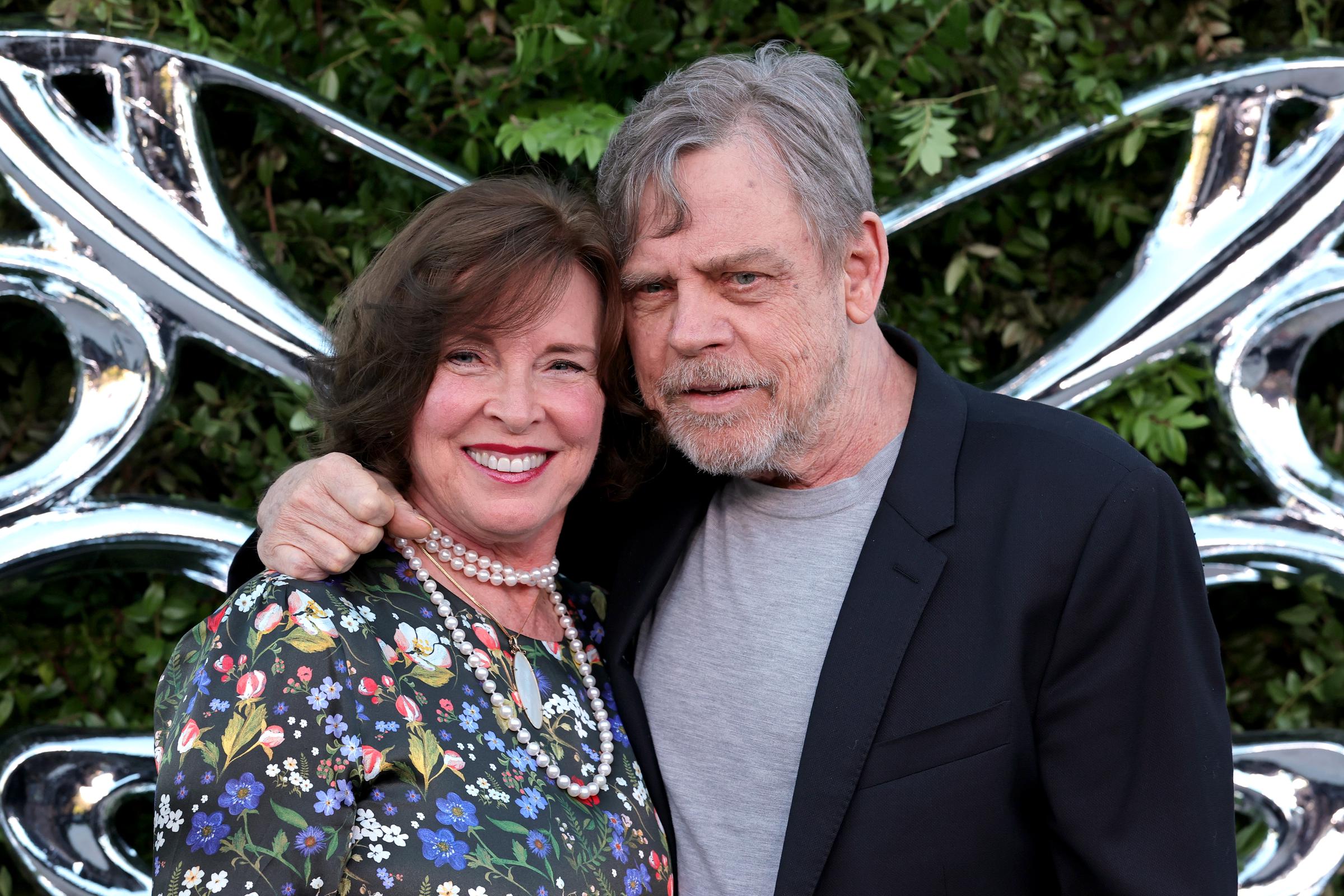 Mark Hamill and his wife, Marilou York, attend the Lucas Museum of Narrative Art Opening Night on September 19 in Los Angeles, California. The couple, who married in 1978, are approaching their 47th wedding anniversary this December. | Source: Getty Images