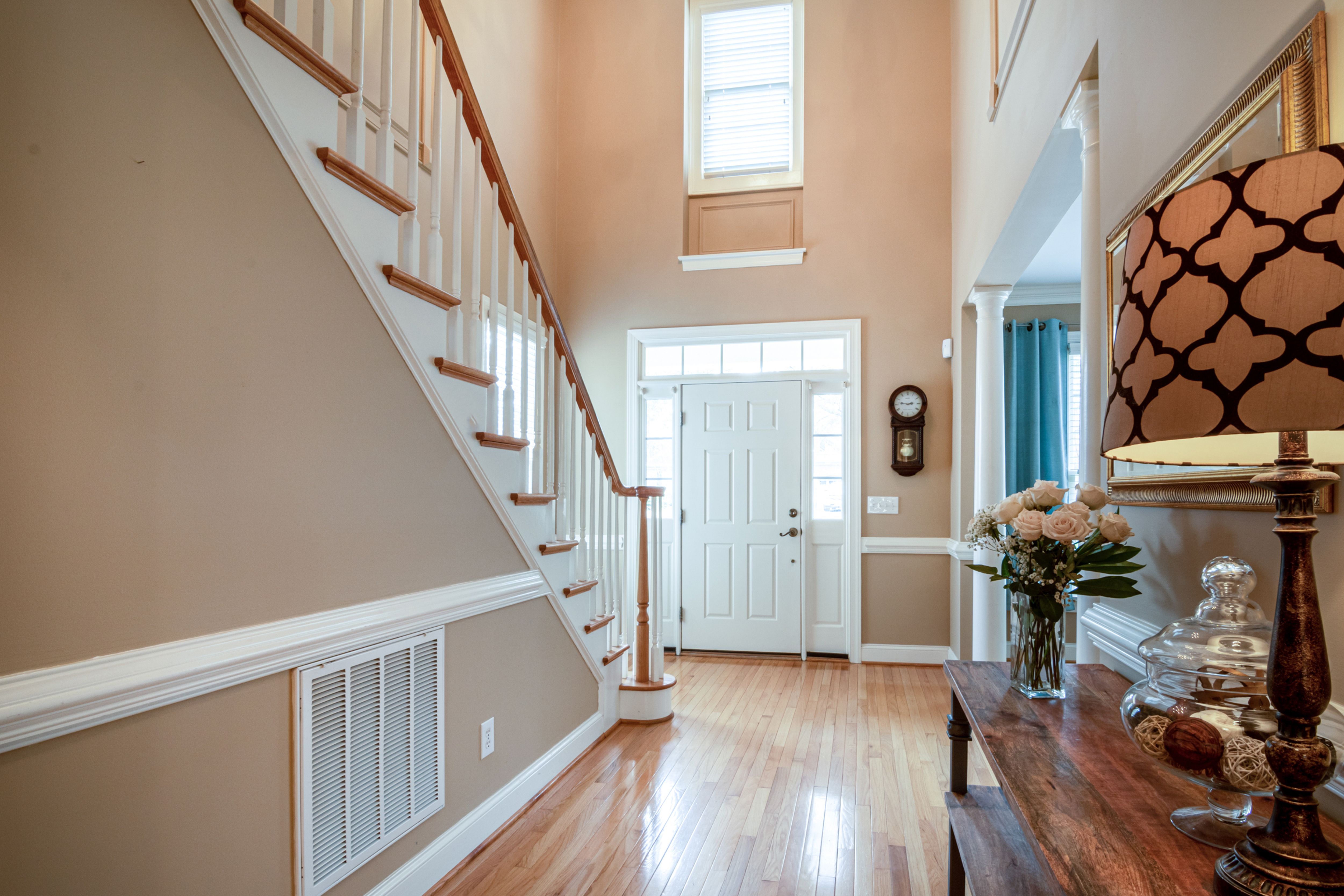Home entrance with a staircase | Source: Pexels