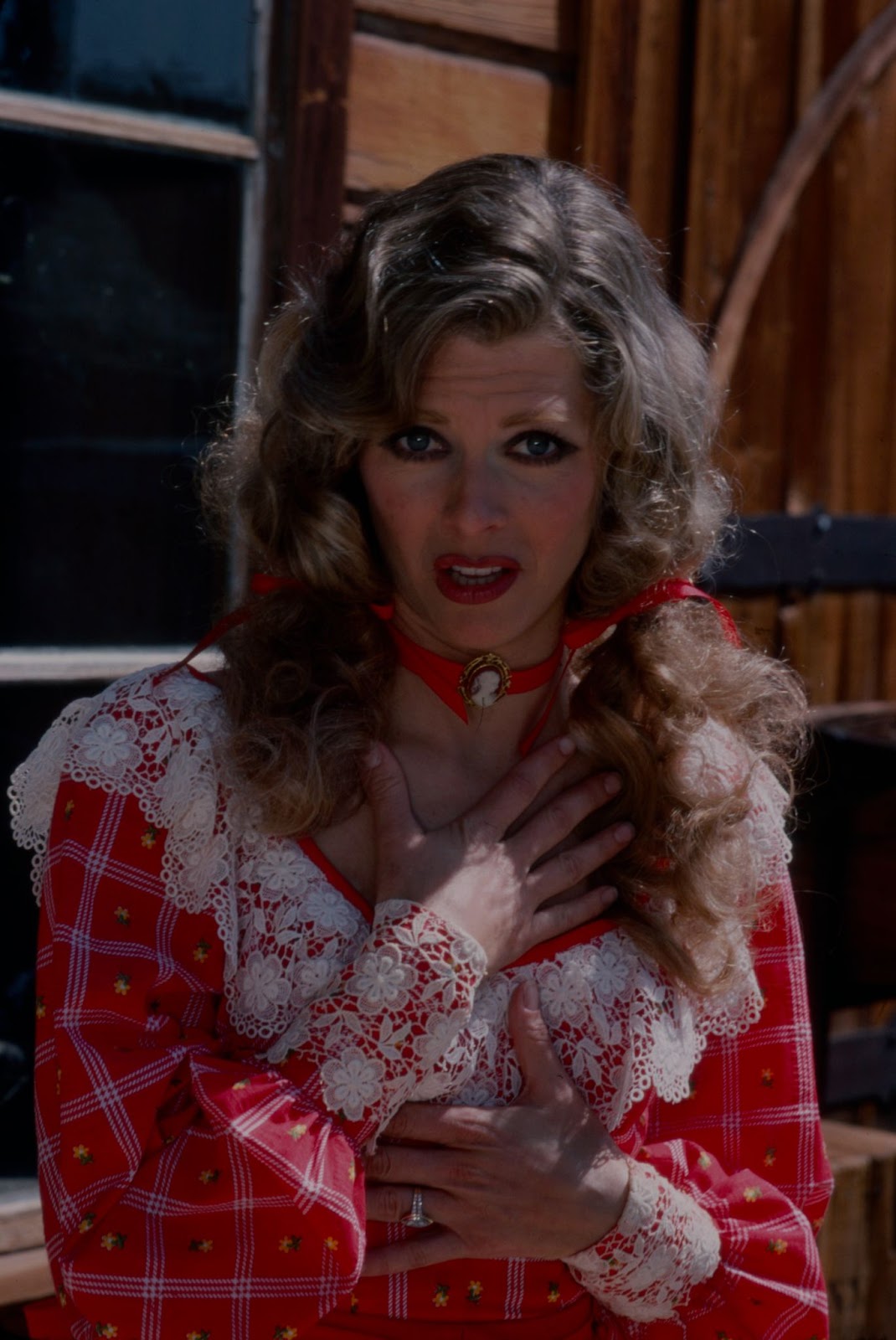 The actress circa 1977.