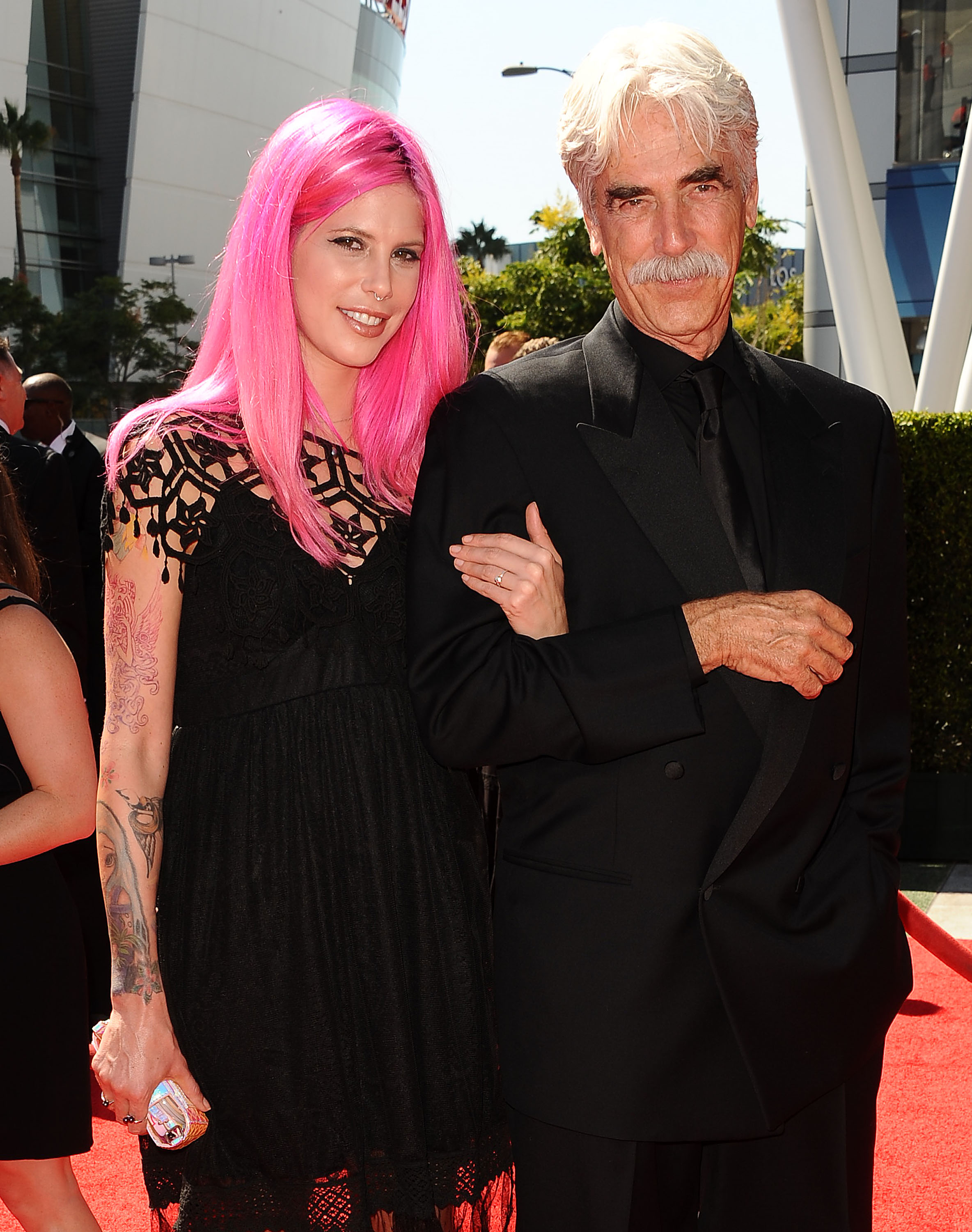 Sam Elliott and Cleo Cole Elliott on September 15, 2013 in Los Angeles, California | Source: Getty Images