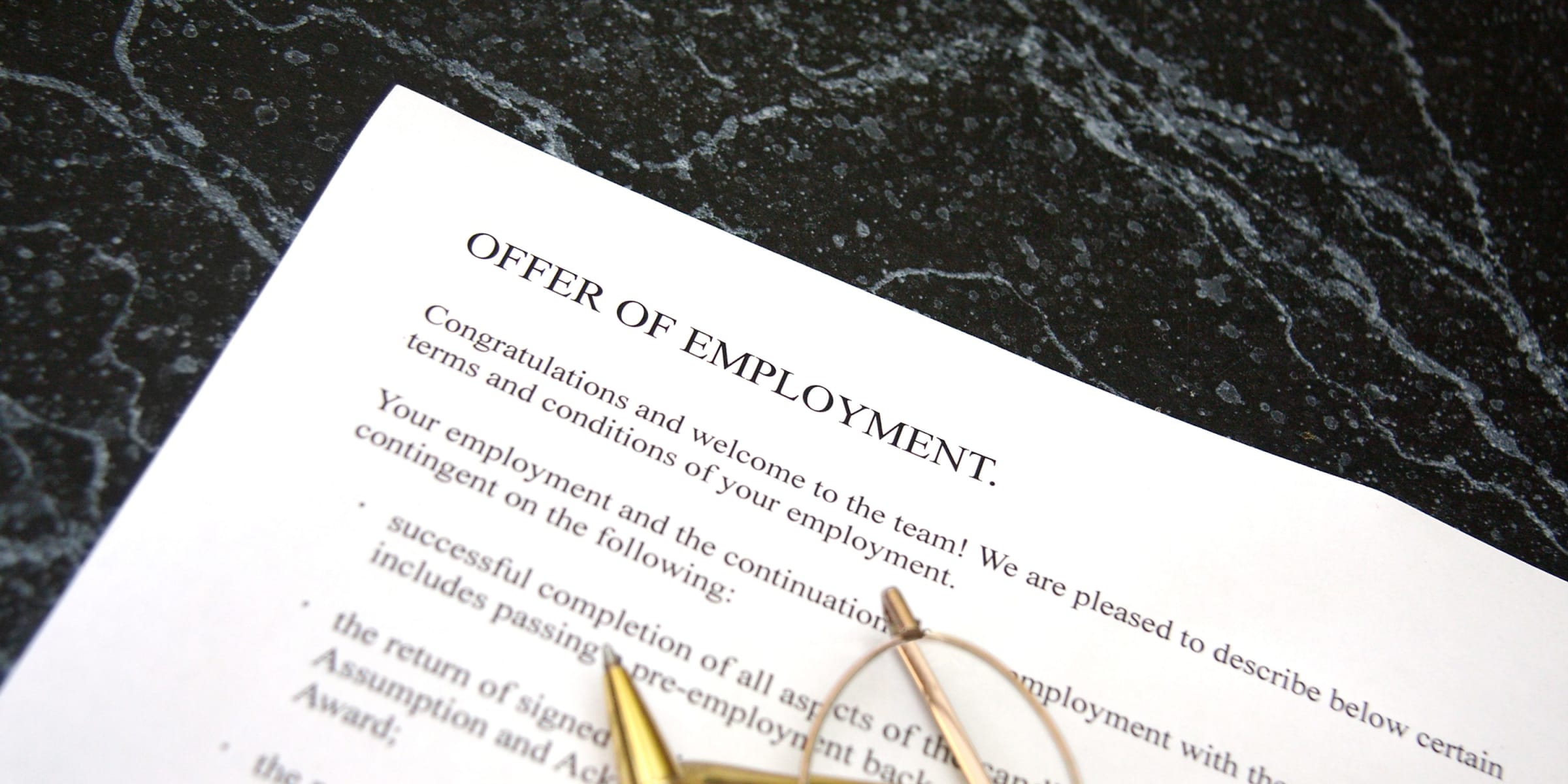 An offer of employment | Source: Getty Images