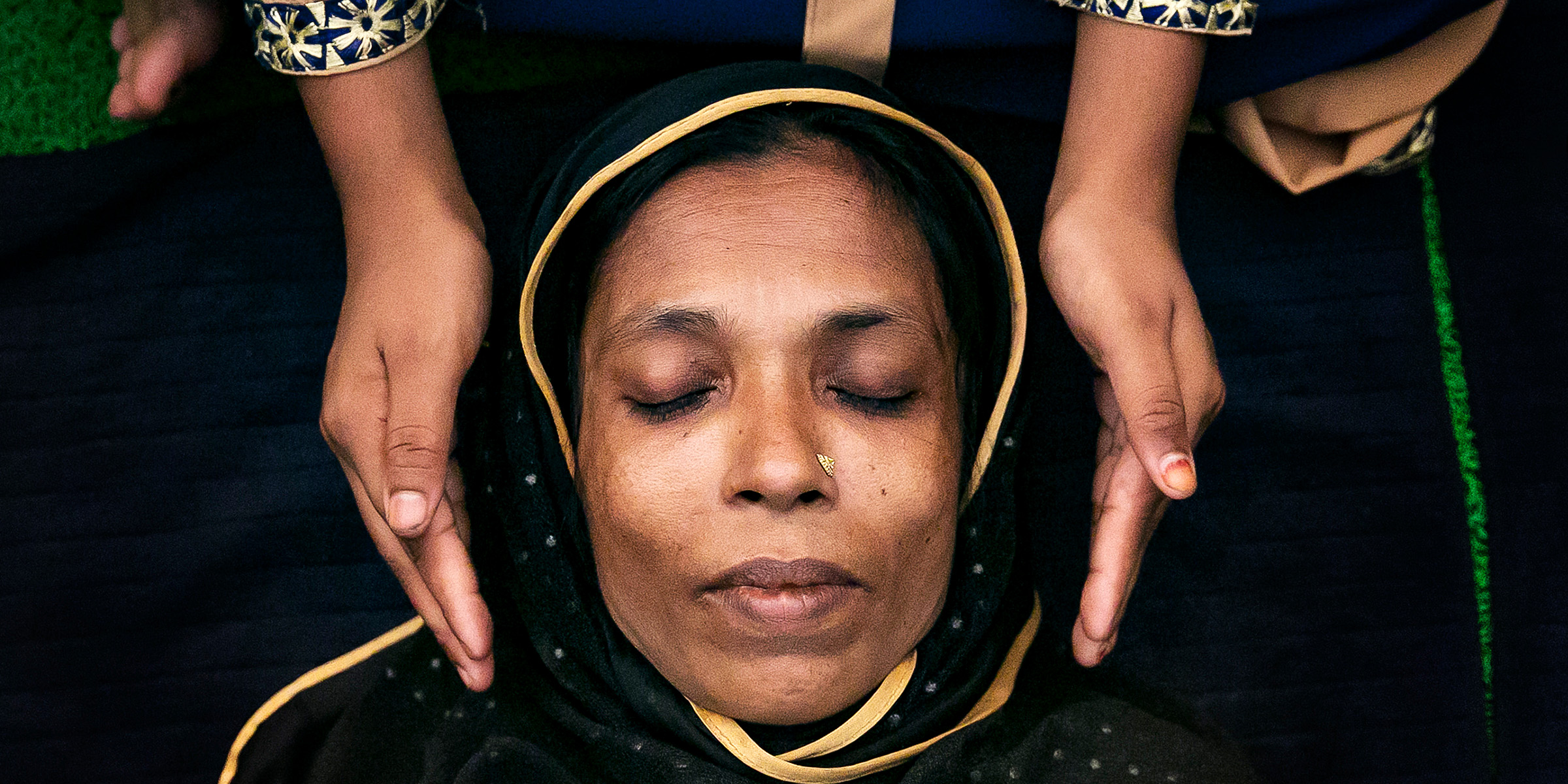 A woman undergoing somatic therapy | Source: Getty Images