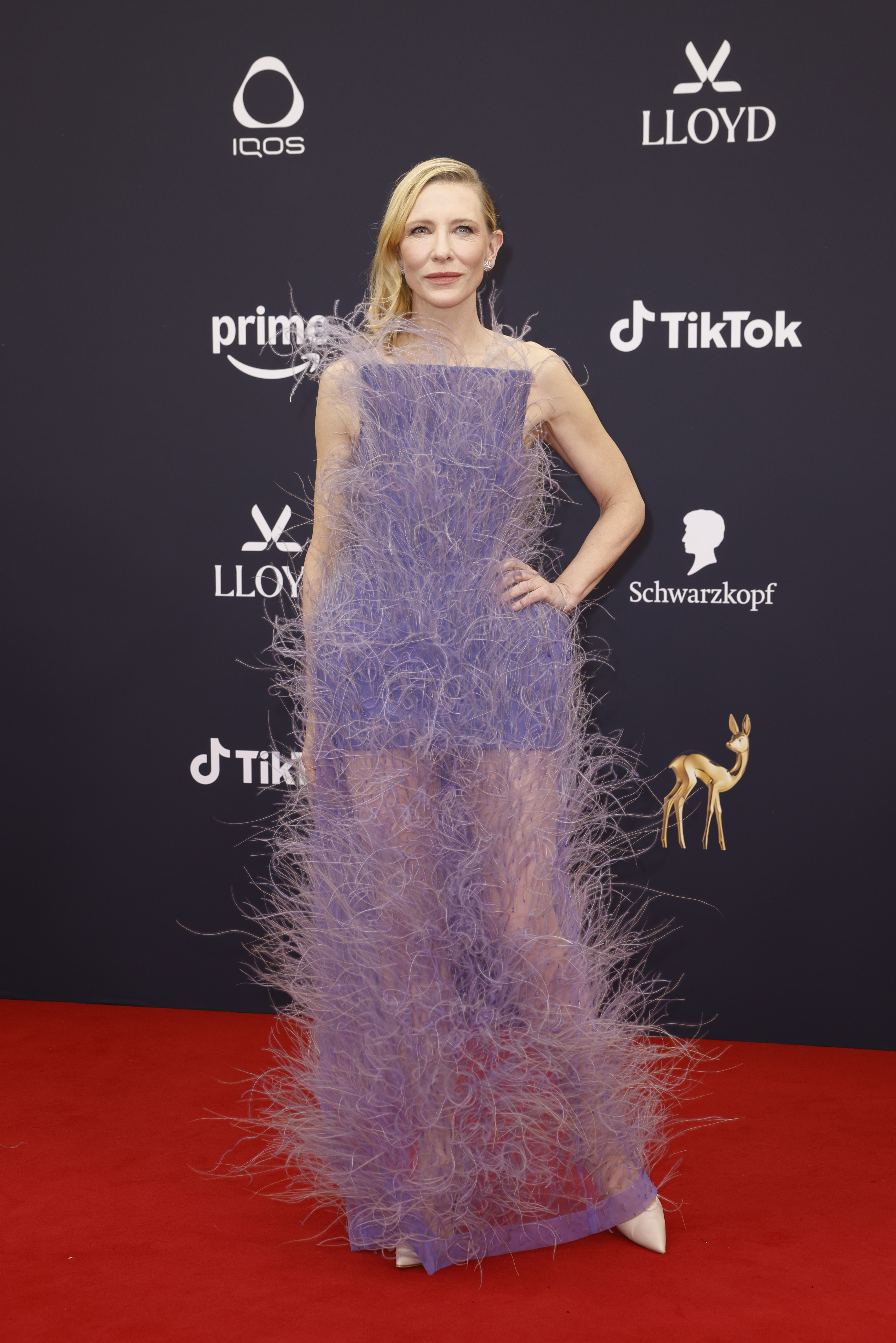 Cate Blanchett arrives for the Bambi Award 2025 at Bavaria Studios on November 13, 2025, in Munich, Germany. | Source: Getty Images
