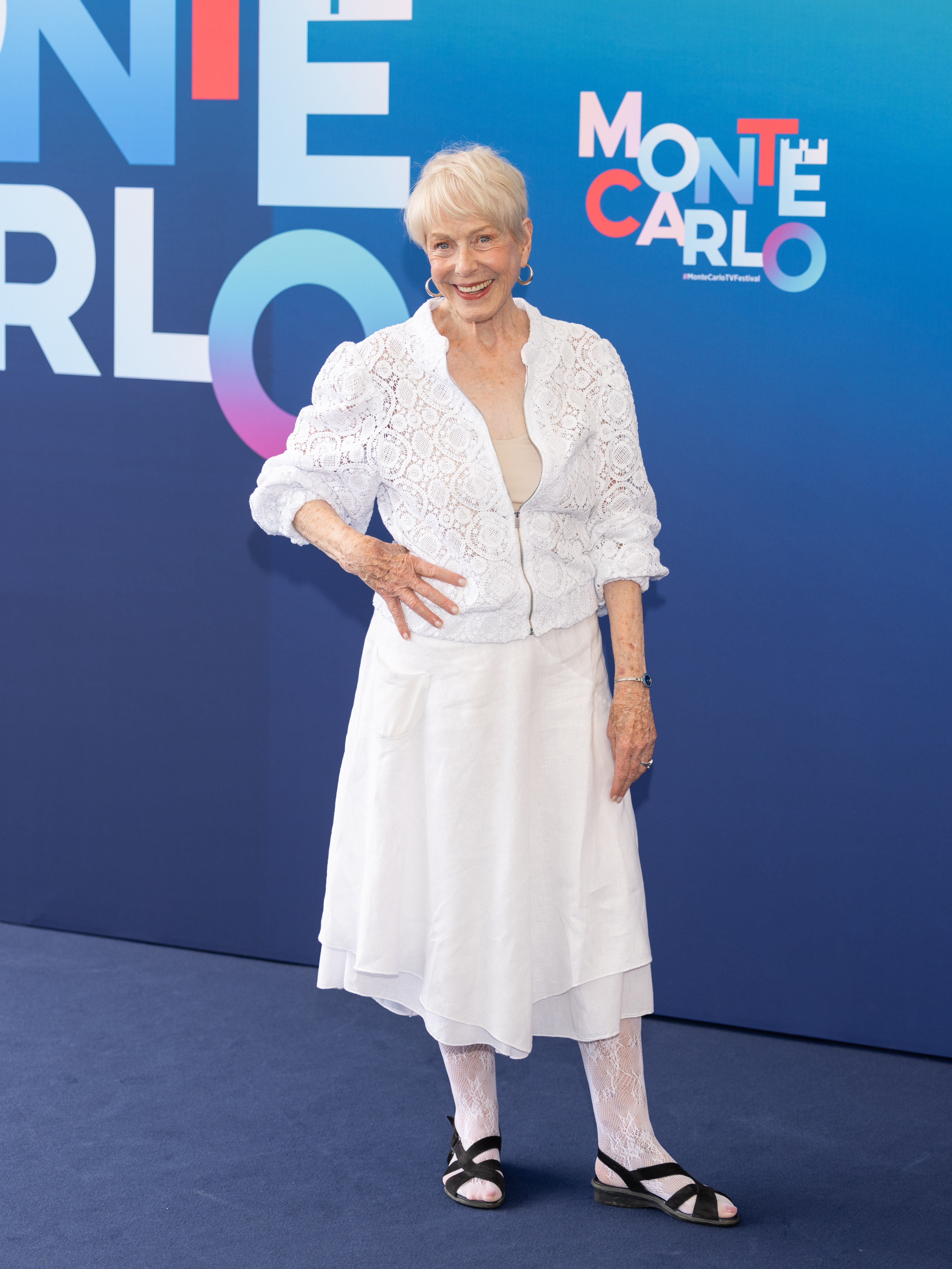 Karen Grassle at the "Little House On The Prairie" photocall during the 63rd Monte-Carlo Television Festival on June 15, 2024, in Monaco. | Source: Getty Images