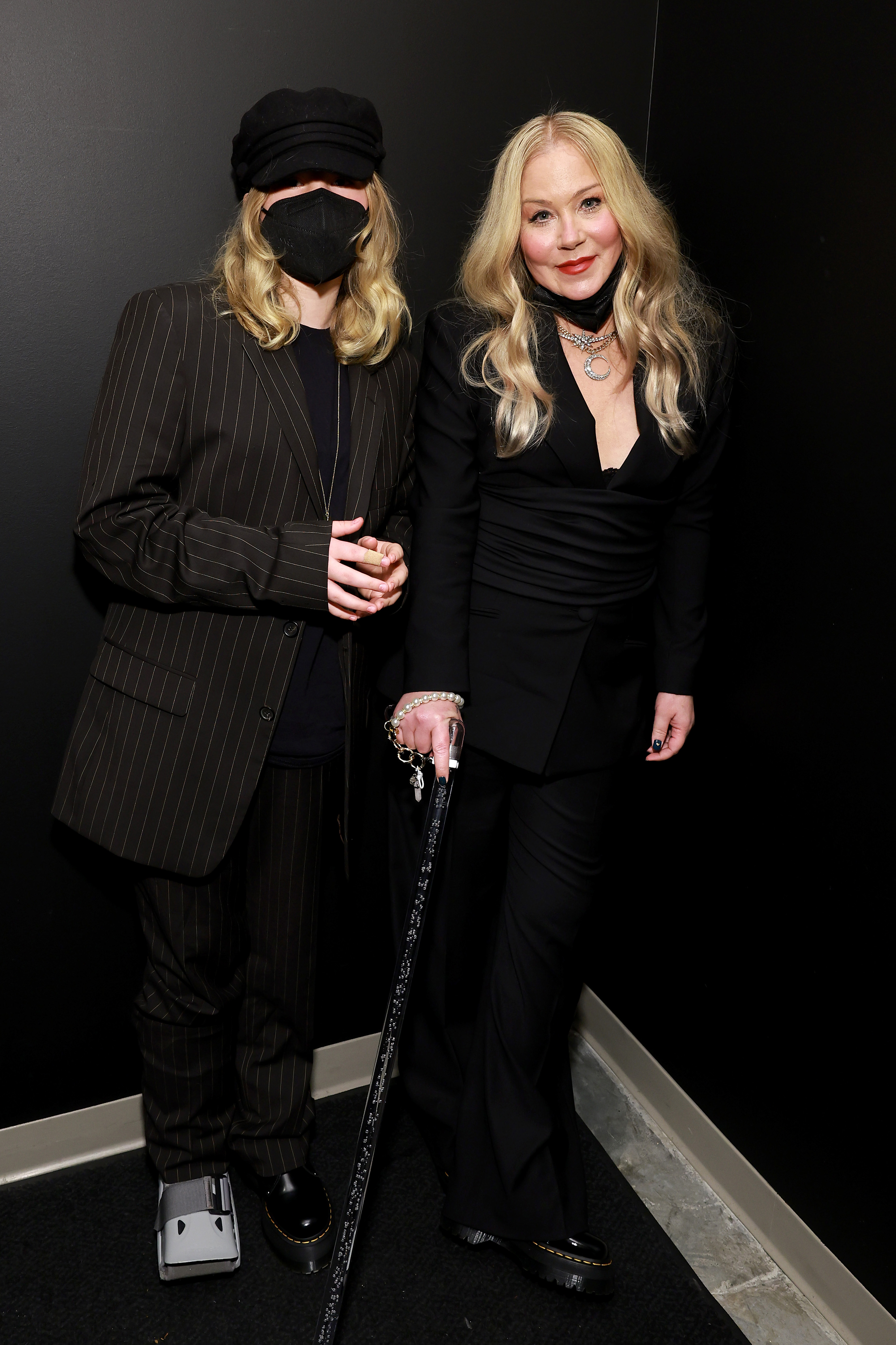 Sadie Grace LeNoble standing beside her mom, Christina Applegate, at the 28th Annual Critics Choice Award in Los Angeles, California on January 15, 2023. | Source: Getty Images