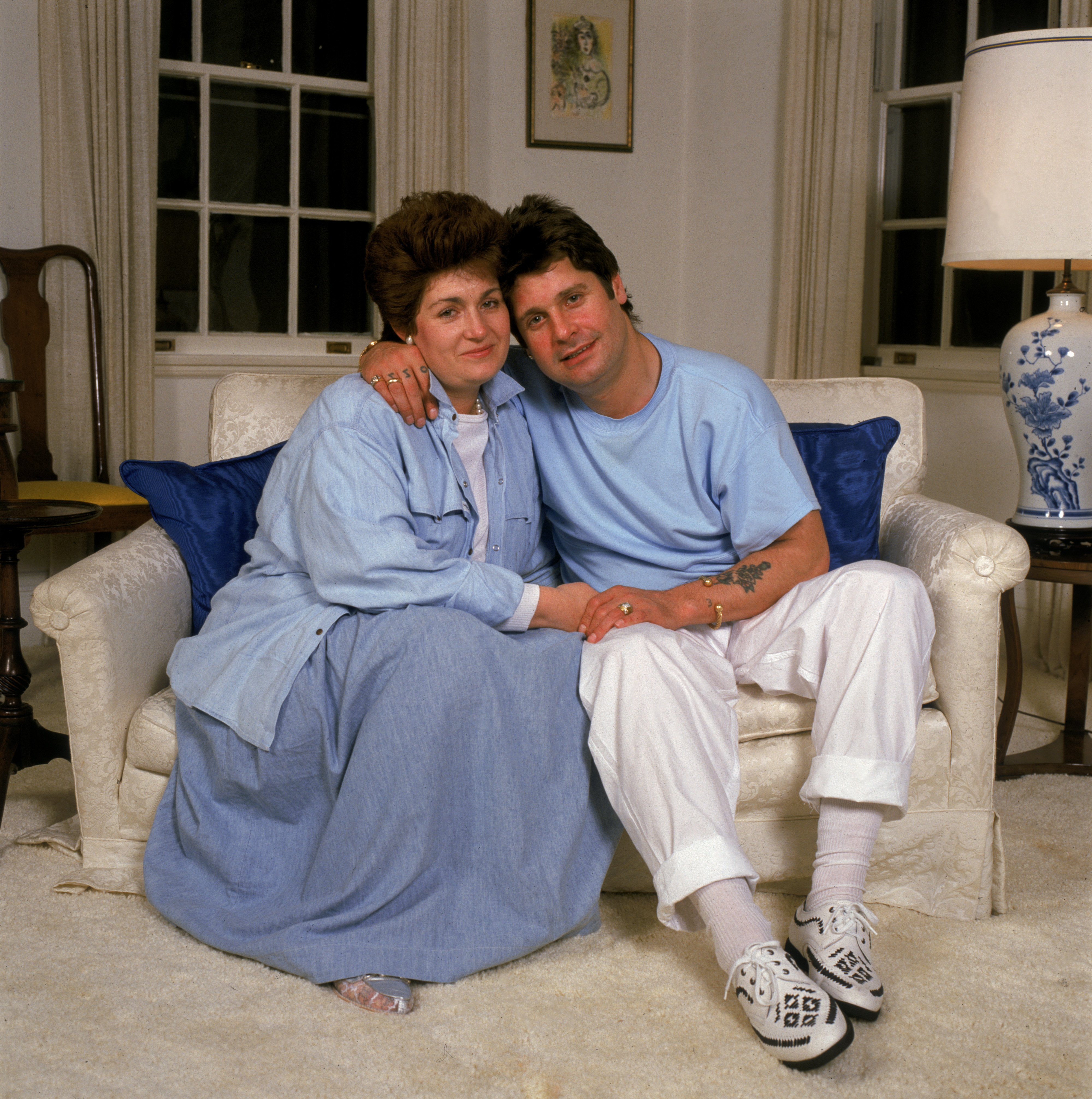 Sharon and Ozzy Osbourne, photographed in 1987 | Source: Getty Images
