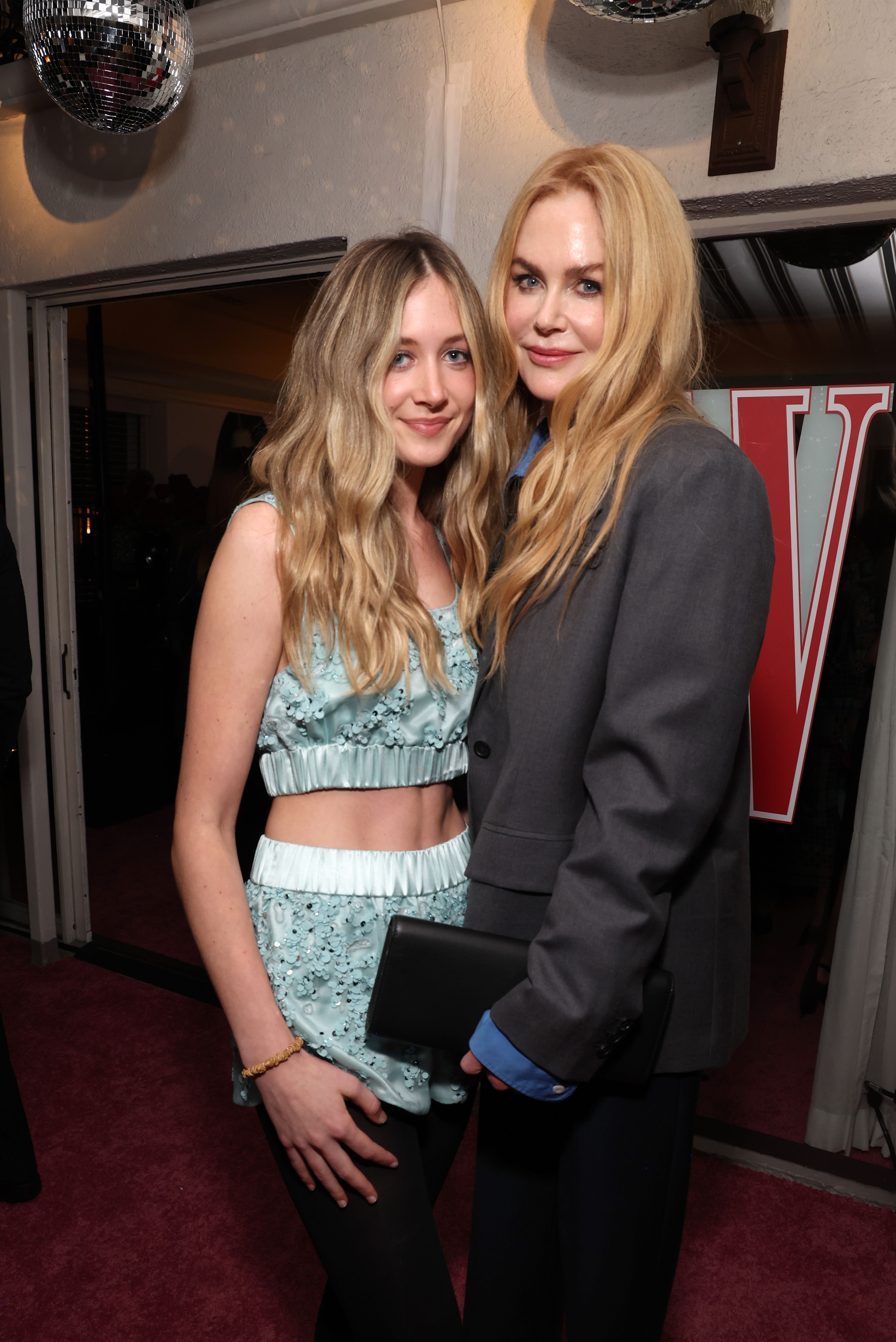 Sunday Rose Kidman Urban and Nicole Kidman at W Magazine's Annual Best Performances Party on January 4, 2025, in Los Angeles, California. | Source: Getty Images