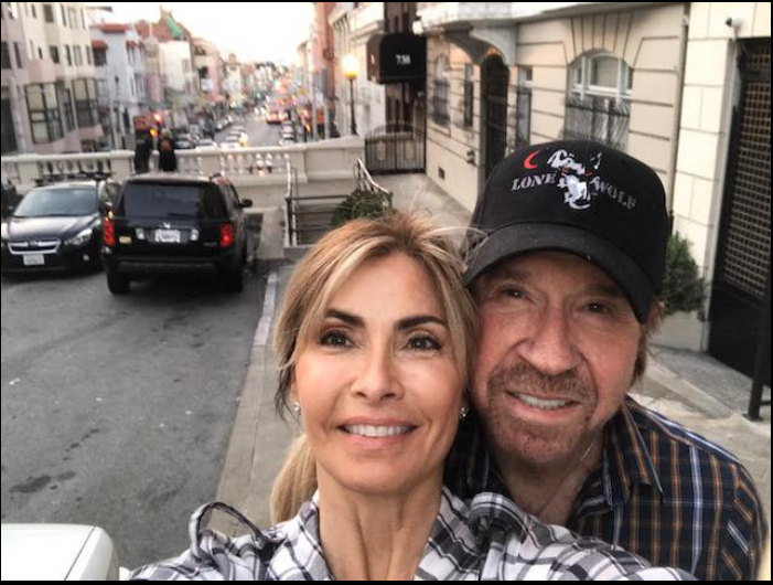 Chuck Norris and Gena O'Kelley | Source: Facebook/officialchucknorrispage/