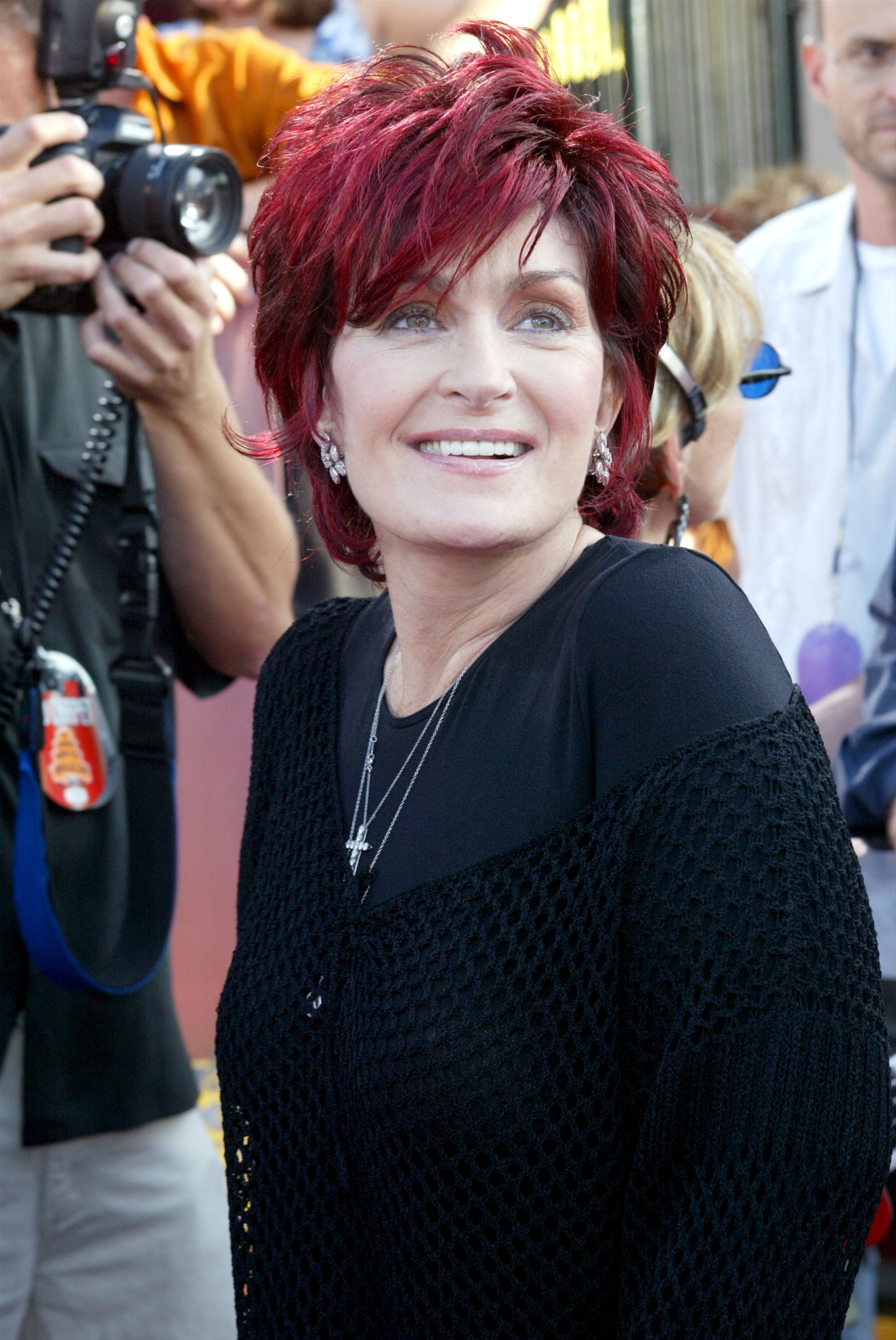 Sharon Osbourne attending the MTV Movie Awards at The Shrine Auditorium in Los Angeles, California, on June 1, 2002 | Source: Getty Images