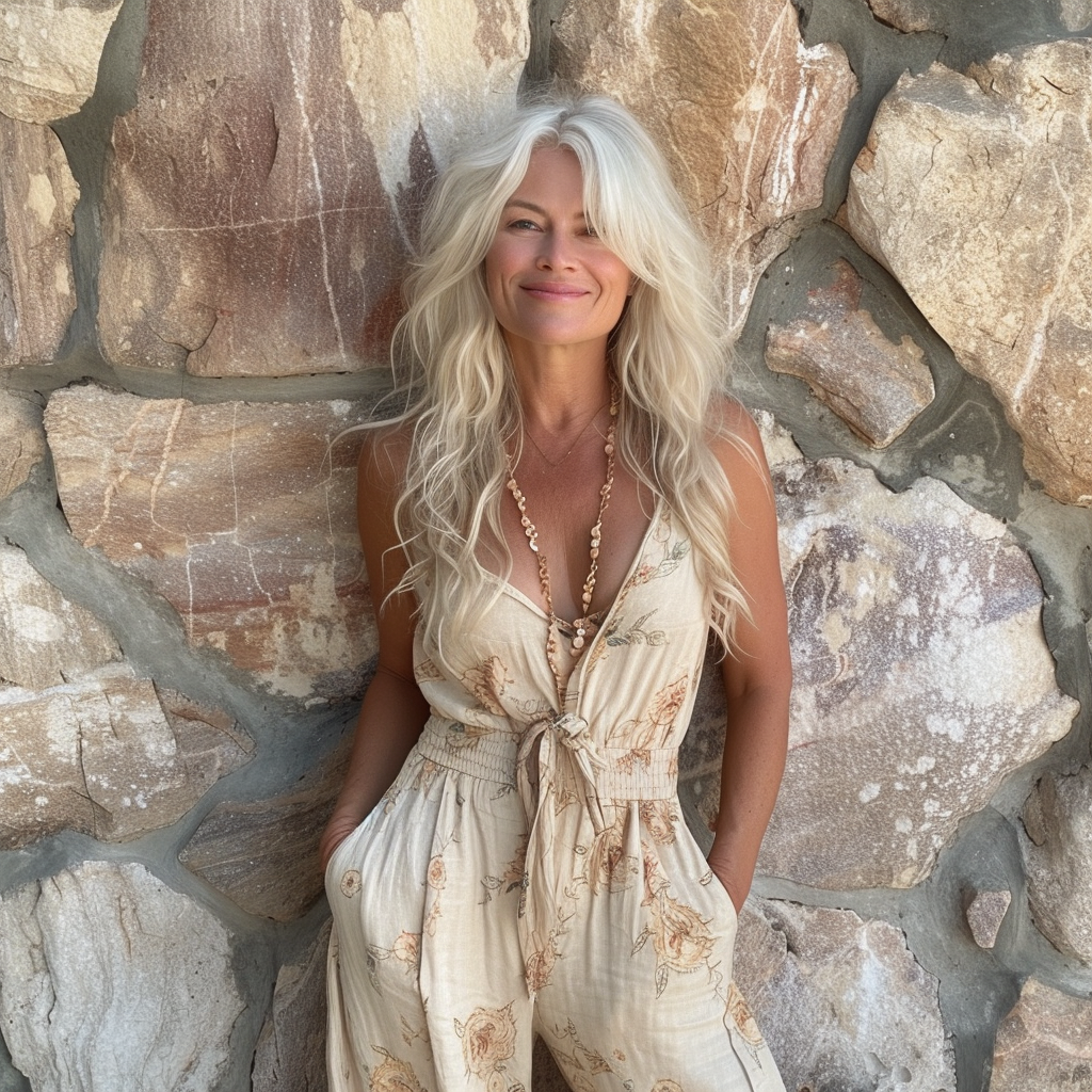 Pamela Anderson in her 40s to 50s via AI | Source: Midjourney