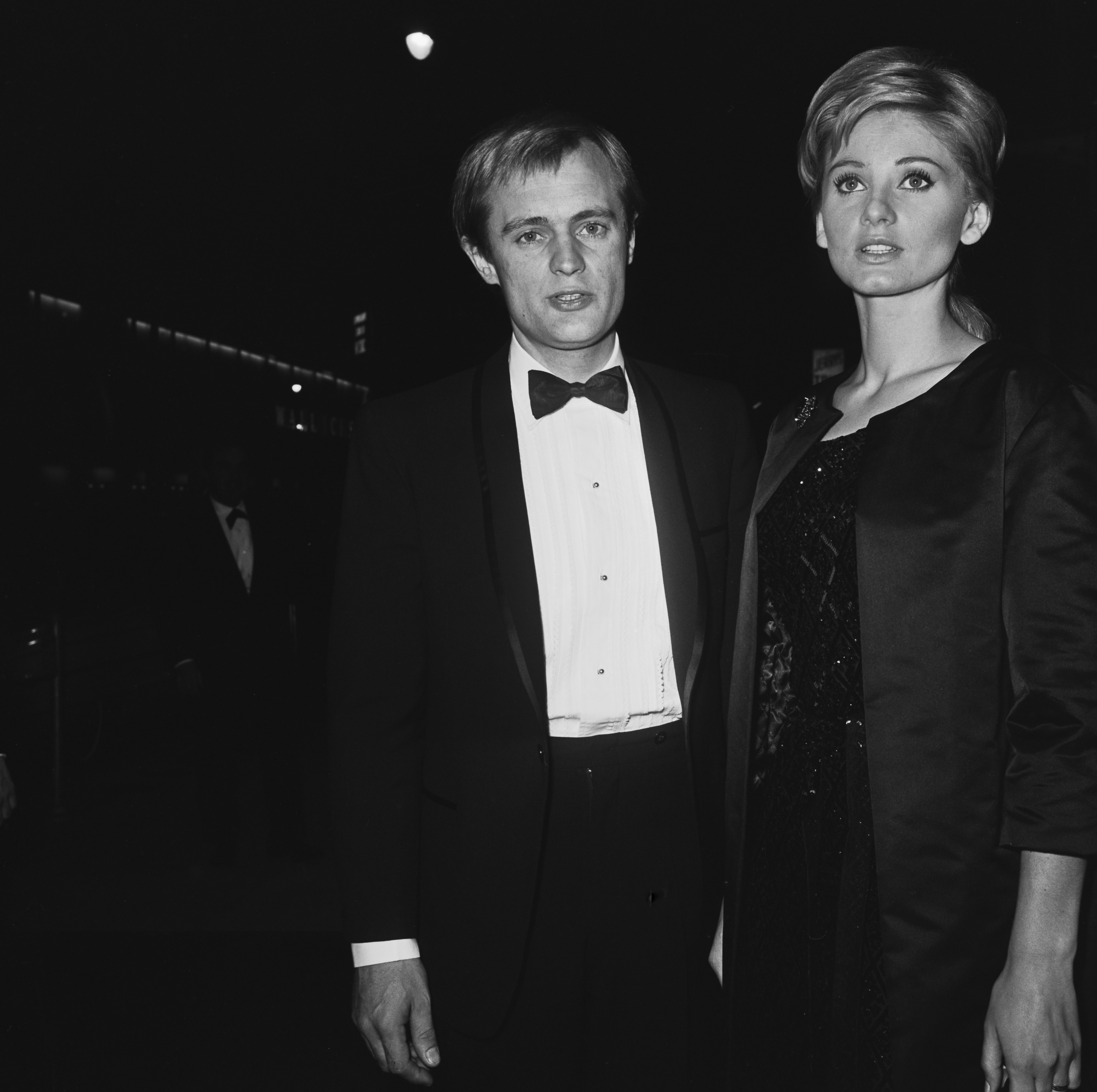 Jill Ireland and her then-husband David McCallum attend a party for "The Greatest Story Ever Told" in 1965. Their marriage would end just two years later. | Source: Getty Images