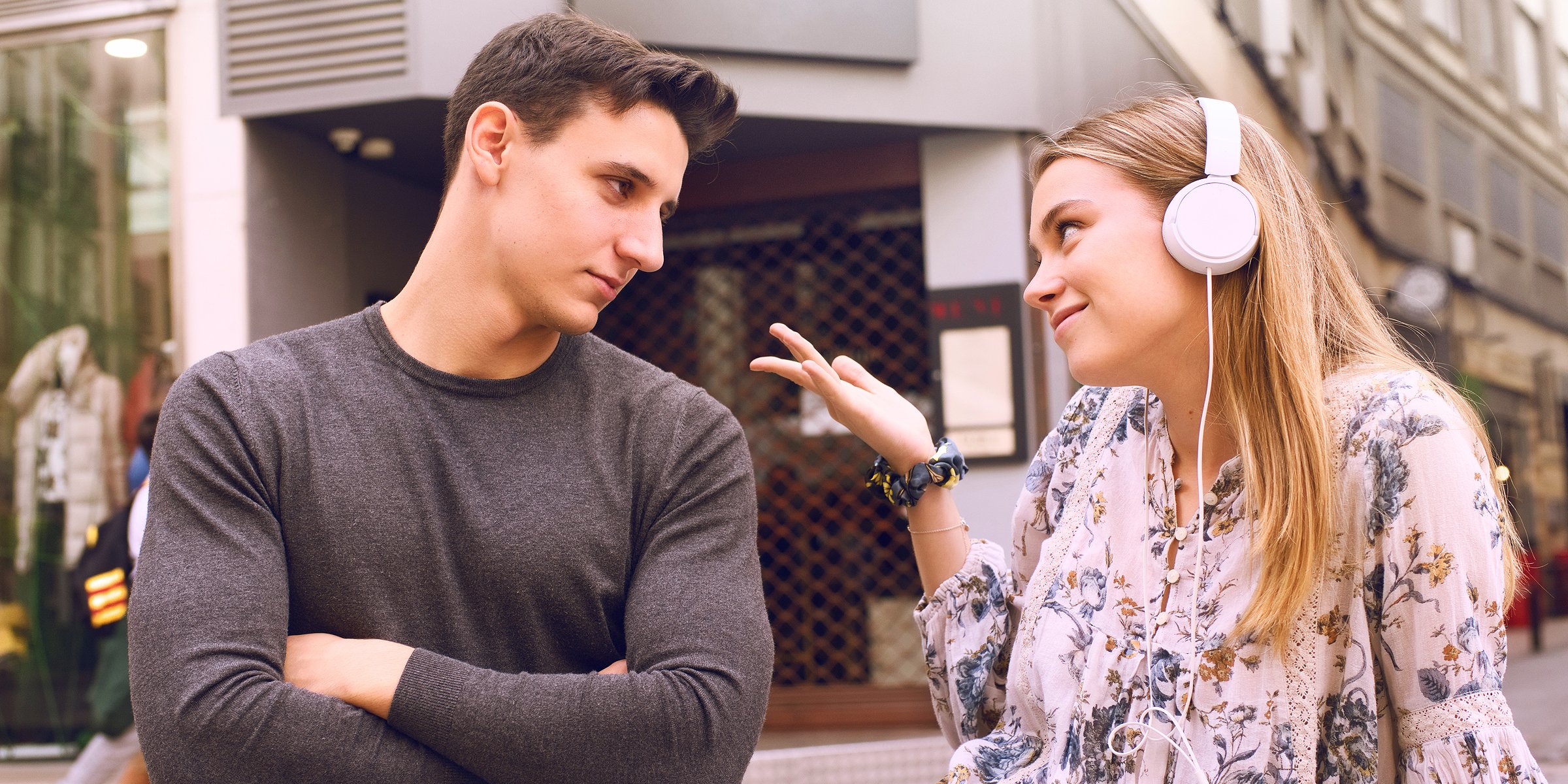 A Young Man and Woman Are Pictured Out on a First Date | Source: Getty Images