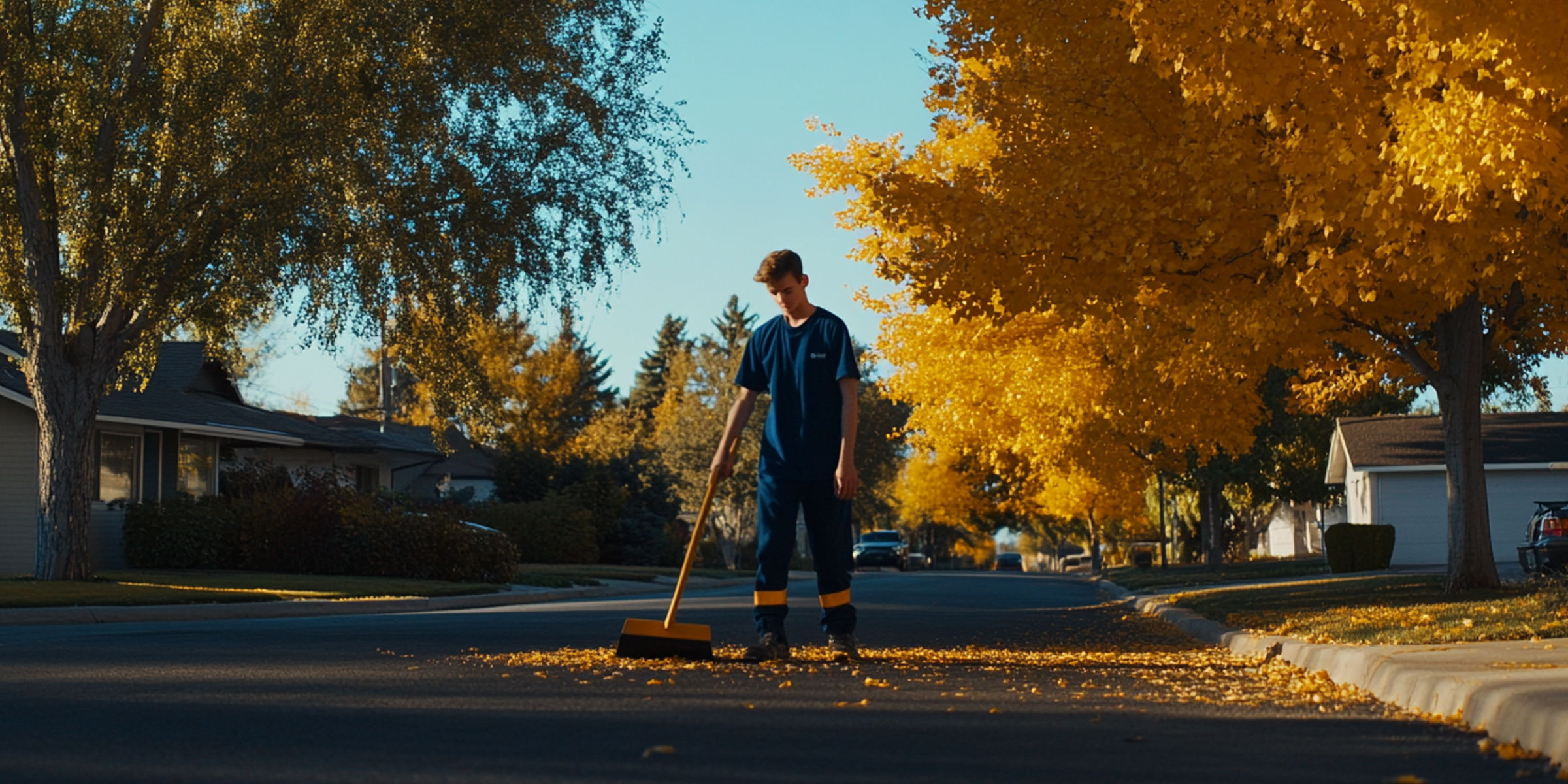 A man sweeping the street | Source: Amomama