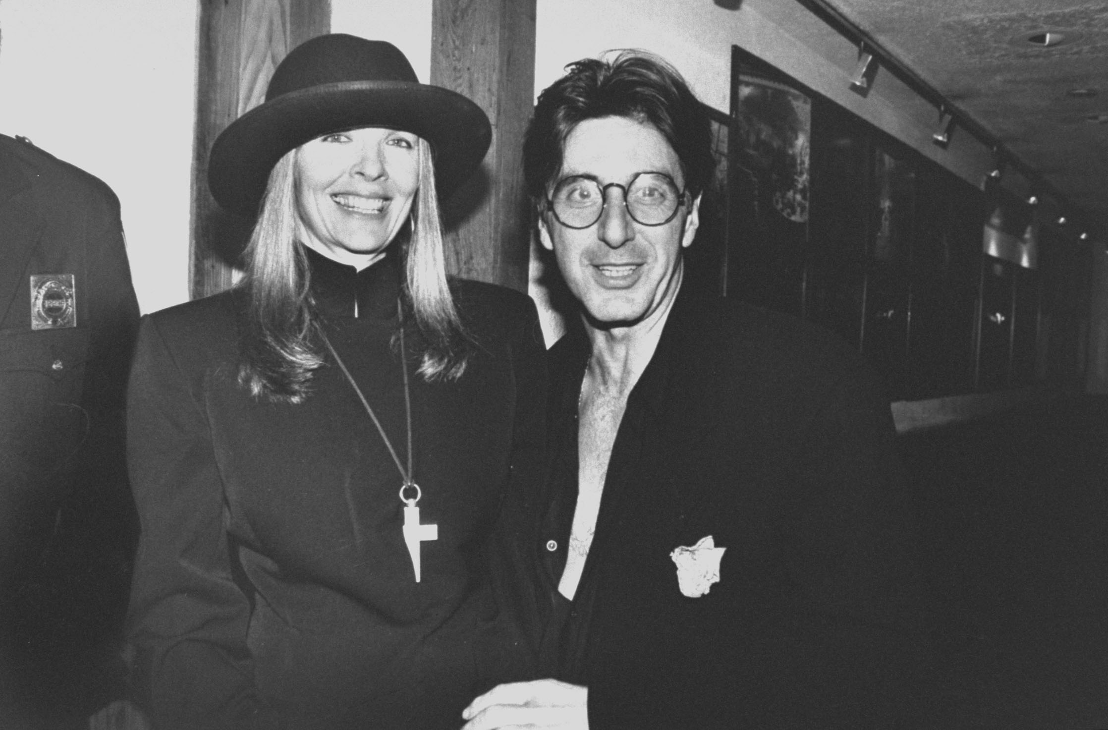 Diane Keaton and Al Pacino attend the screening of "Sea of Love" on September 12, 1989