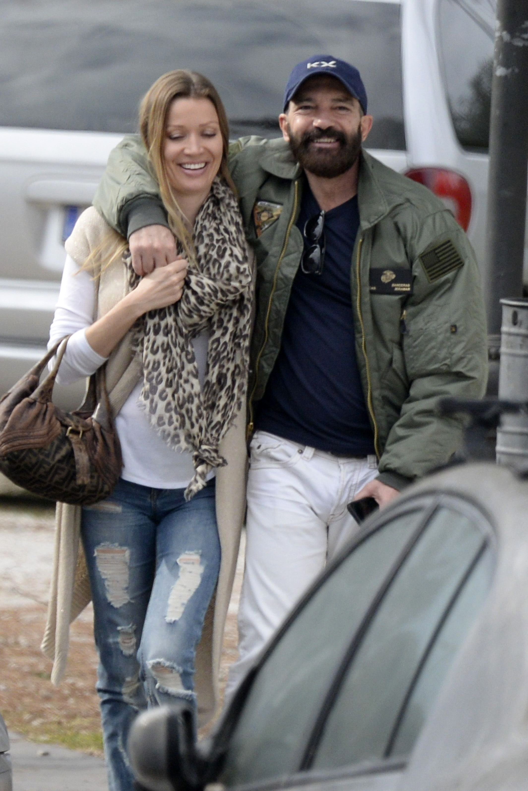 Antonio Banderas and Nicole Kimpel in Spain in 2015 | Source: Getty Images