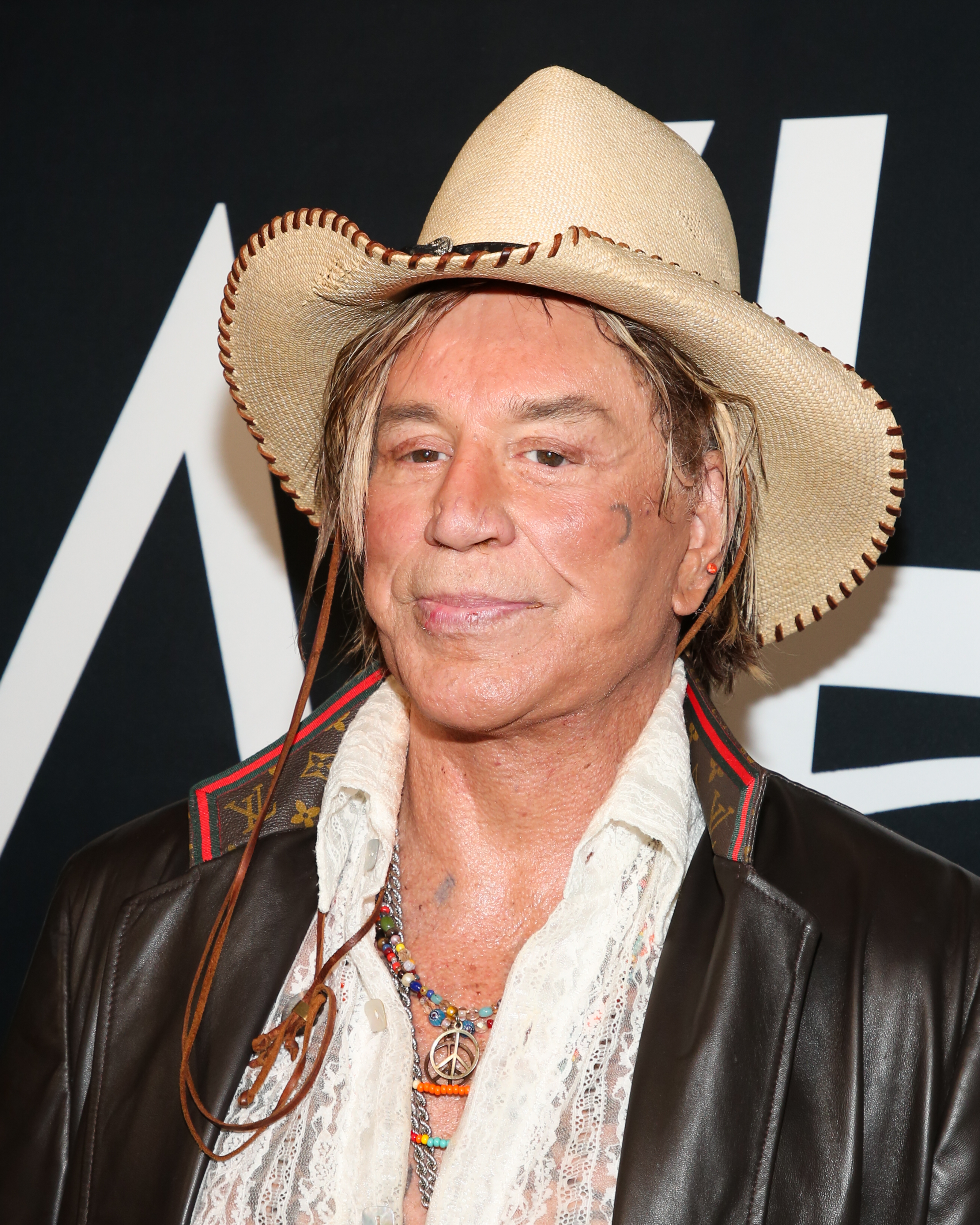 Mickey Rourke at the TEATRO Even Summer White Affair at Skybar on June 17, 2022 in West Hollywood, California. | Source: Getty Images