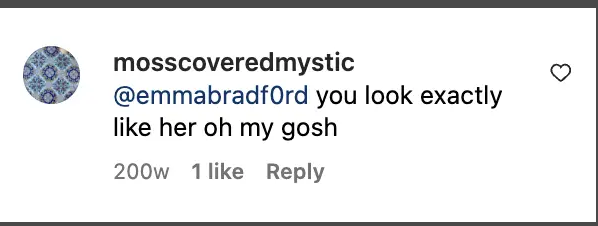 A fan's comment dated September 16, 2017 | Source: Instagram.com/ekhferrer/