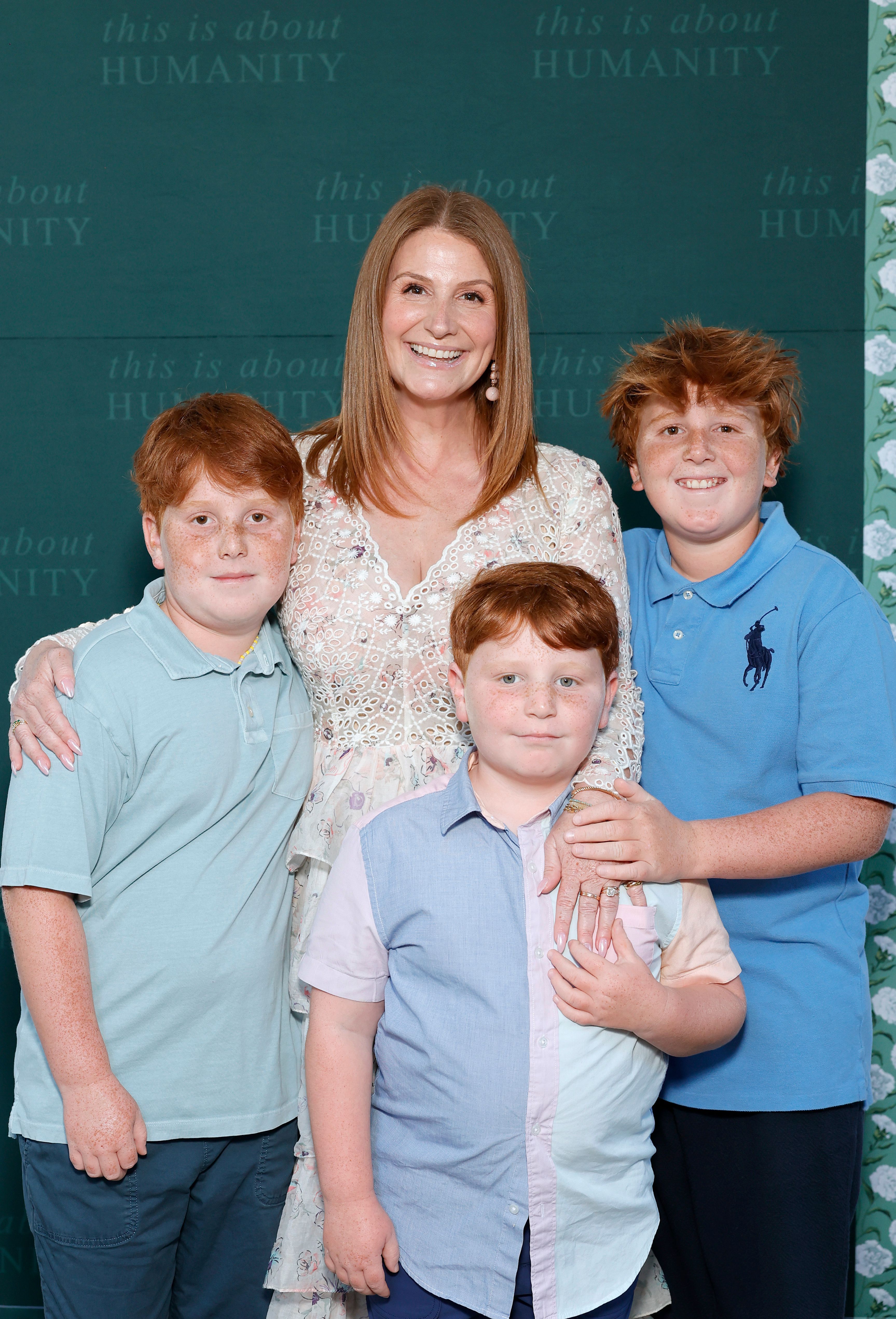 Zoe Winkler Reinis and sons attend the TIAH 6th Anniversary Soiree on August 24, 2024, in Los Angeles, California. | Source: Getty Images