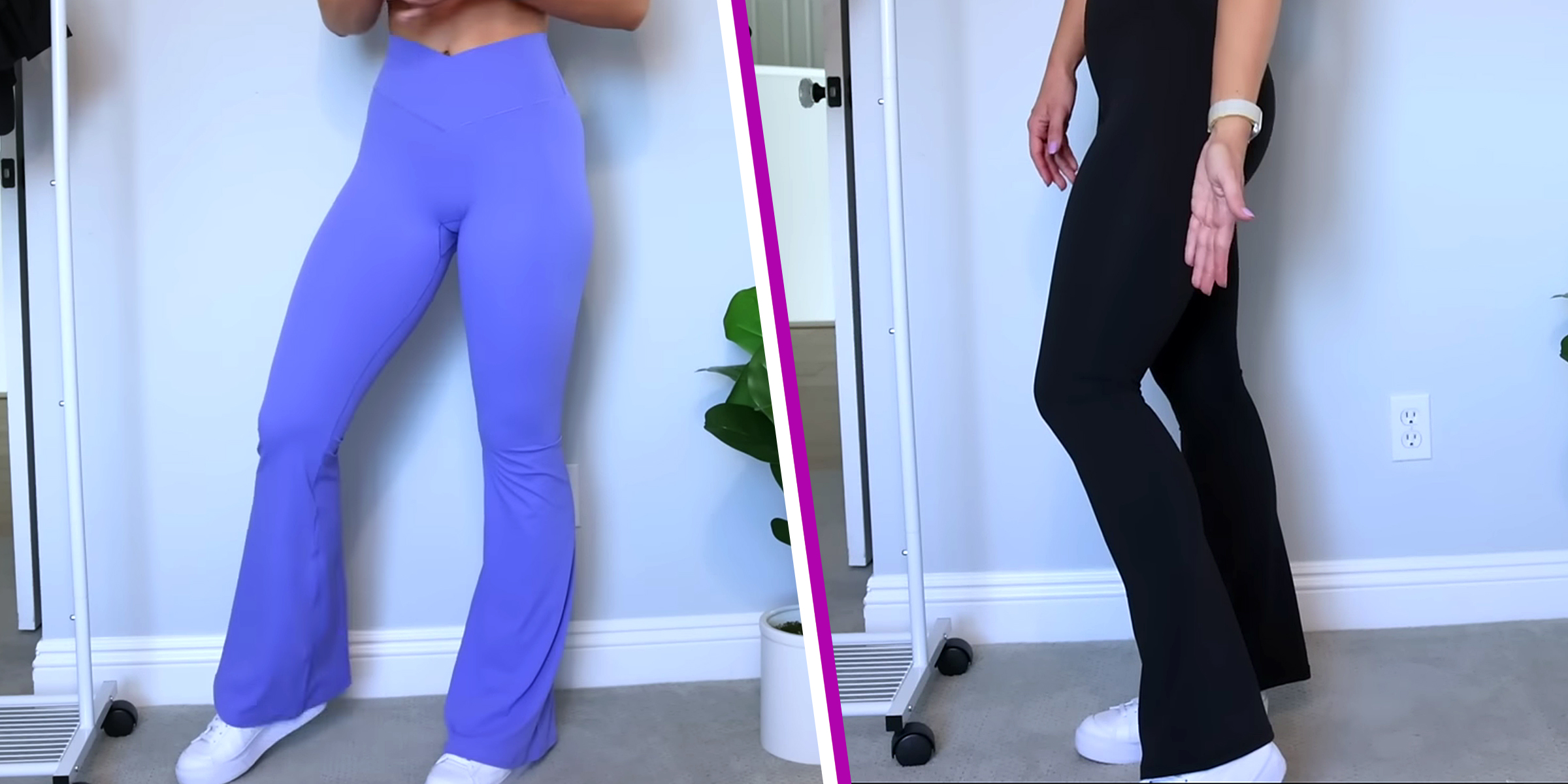 Flared leggings | Source: Youtube/Kathryn Mueller