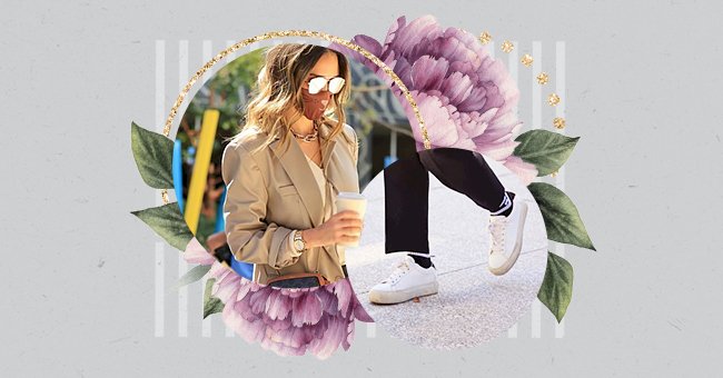 5 Ways Jessica Alba Styles Her Classic White Sneaker