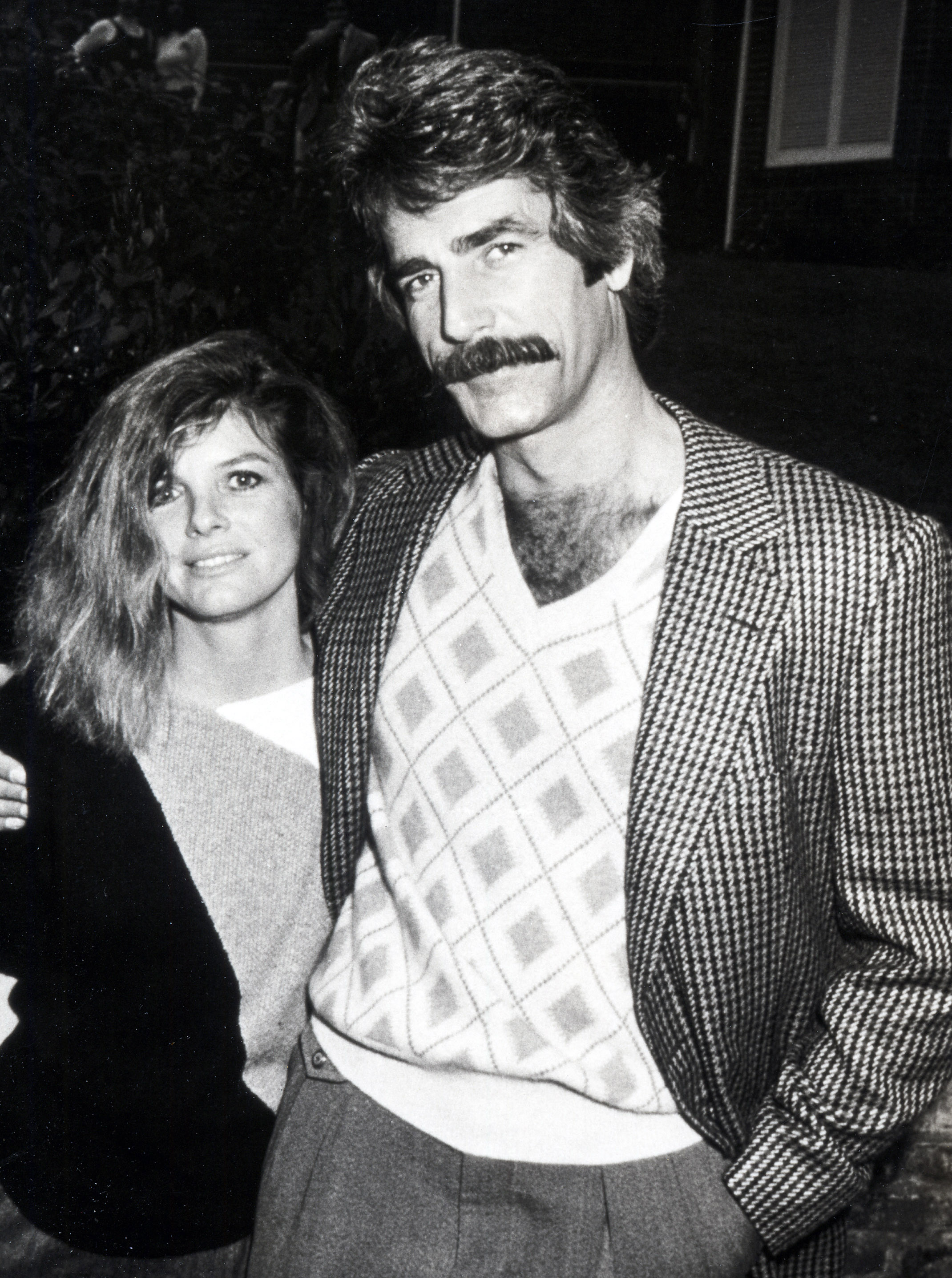Sam Elliott and Katharine Ross on January 10, 1982 in Beverly Hills, California | Source: Getty Images