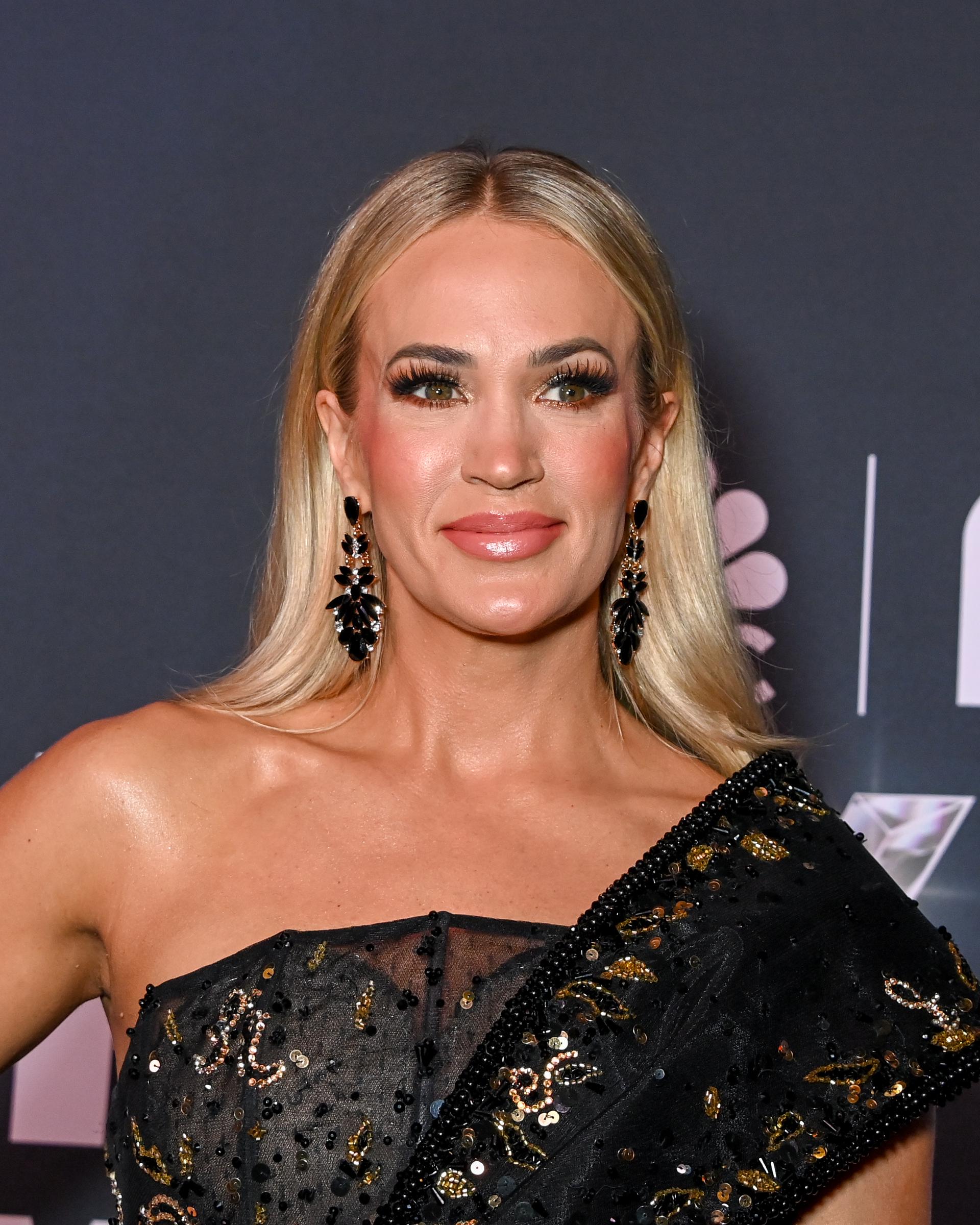 Carrie Underwood attends NBC's "Opry 100: A Live Celebration" at the Grand Ole Opry House in Nashville on March 19, 2025 | Source: Getty Images