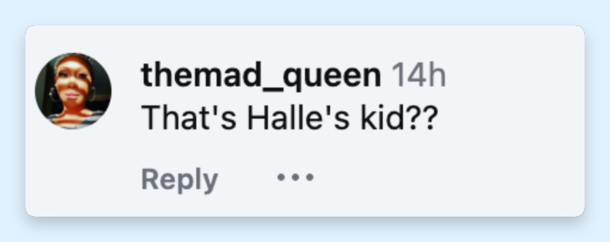 One commenter was surprised to discover that the young woman in the photographs was Halle Berry's daughter. | Source: Instagram/@californiapost