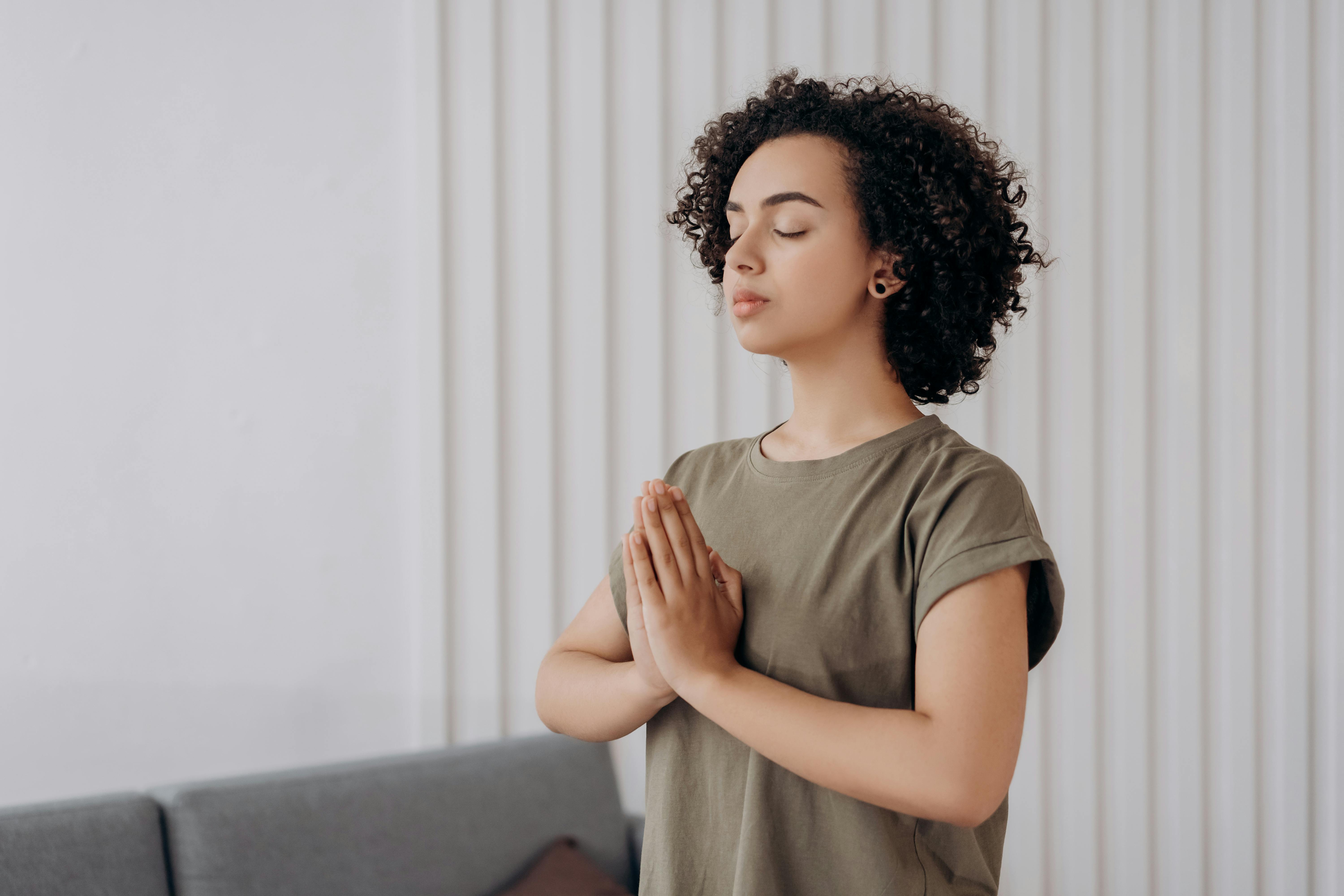 Woman practicing mindfulness | Source: Pexels