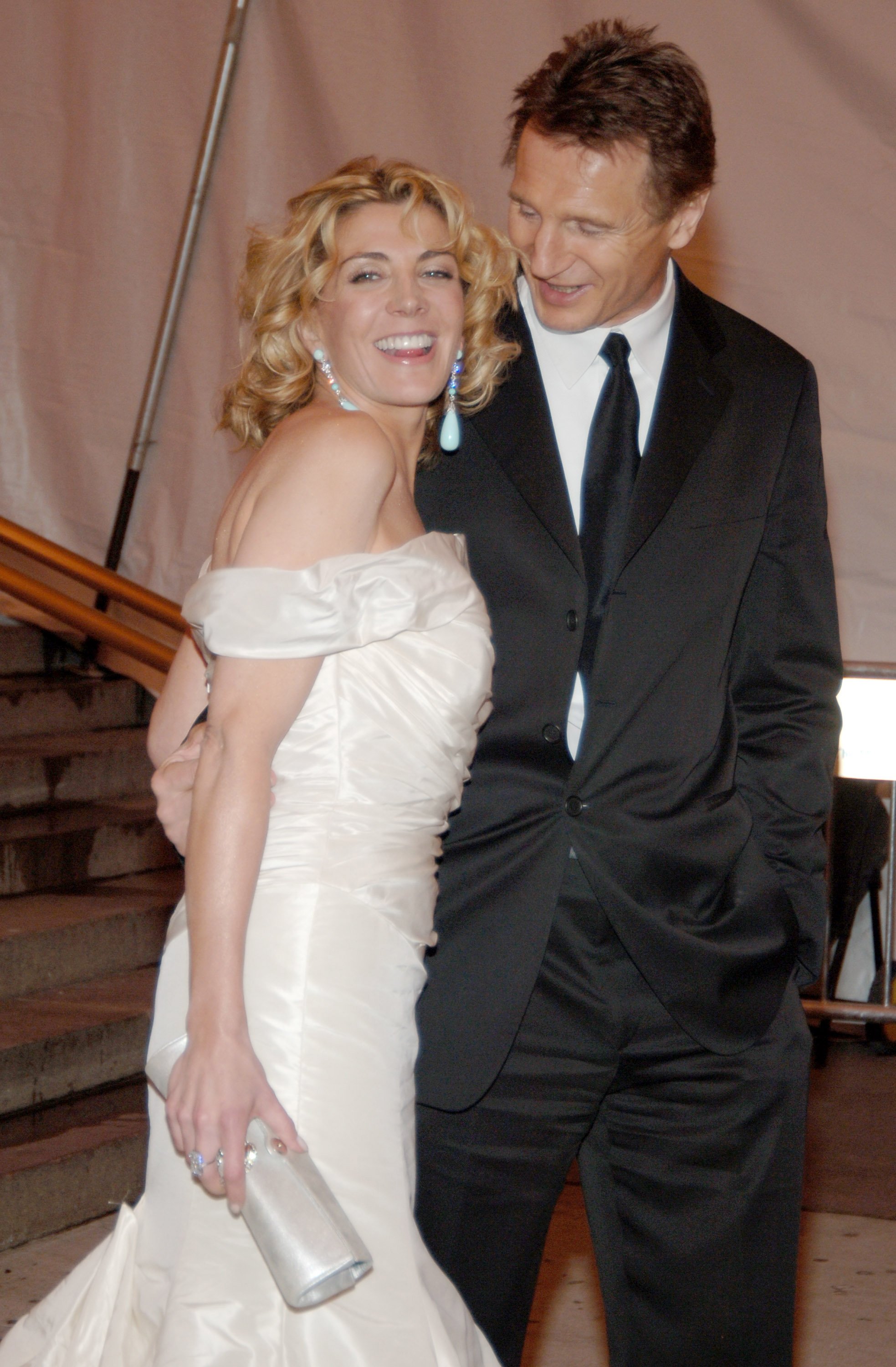 Liam Neeson and Natasha Richardson at the "Chanel" Costume Institute Gala Opening on May 2, 2005