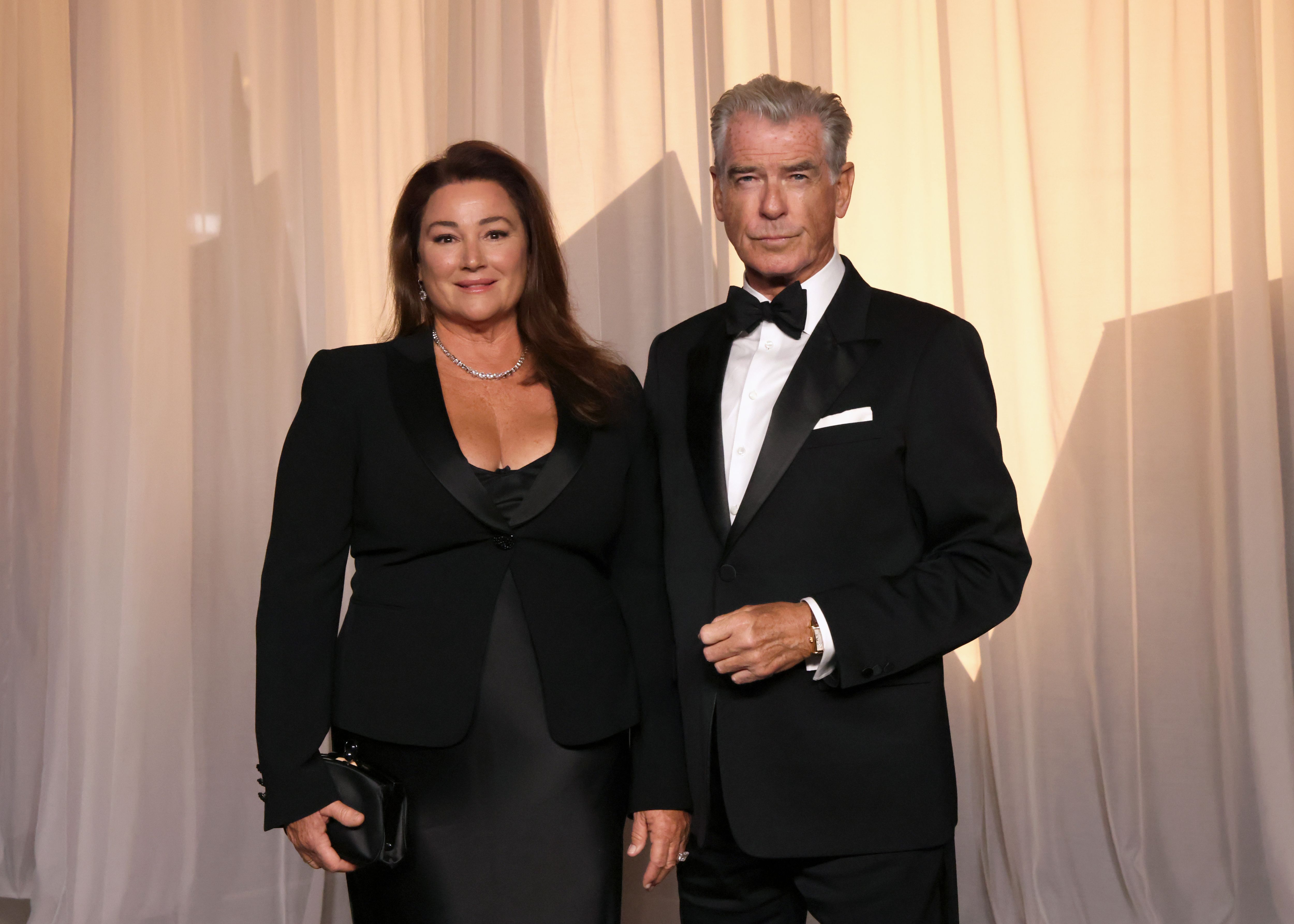 Nearly three decades later, Smith and Brosnan coordinate in black as they attend the Sixth Annual Academy Museum Gala in Los Angeles on October 17, 2026.