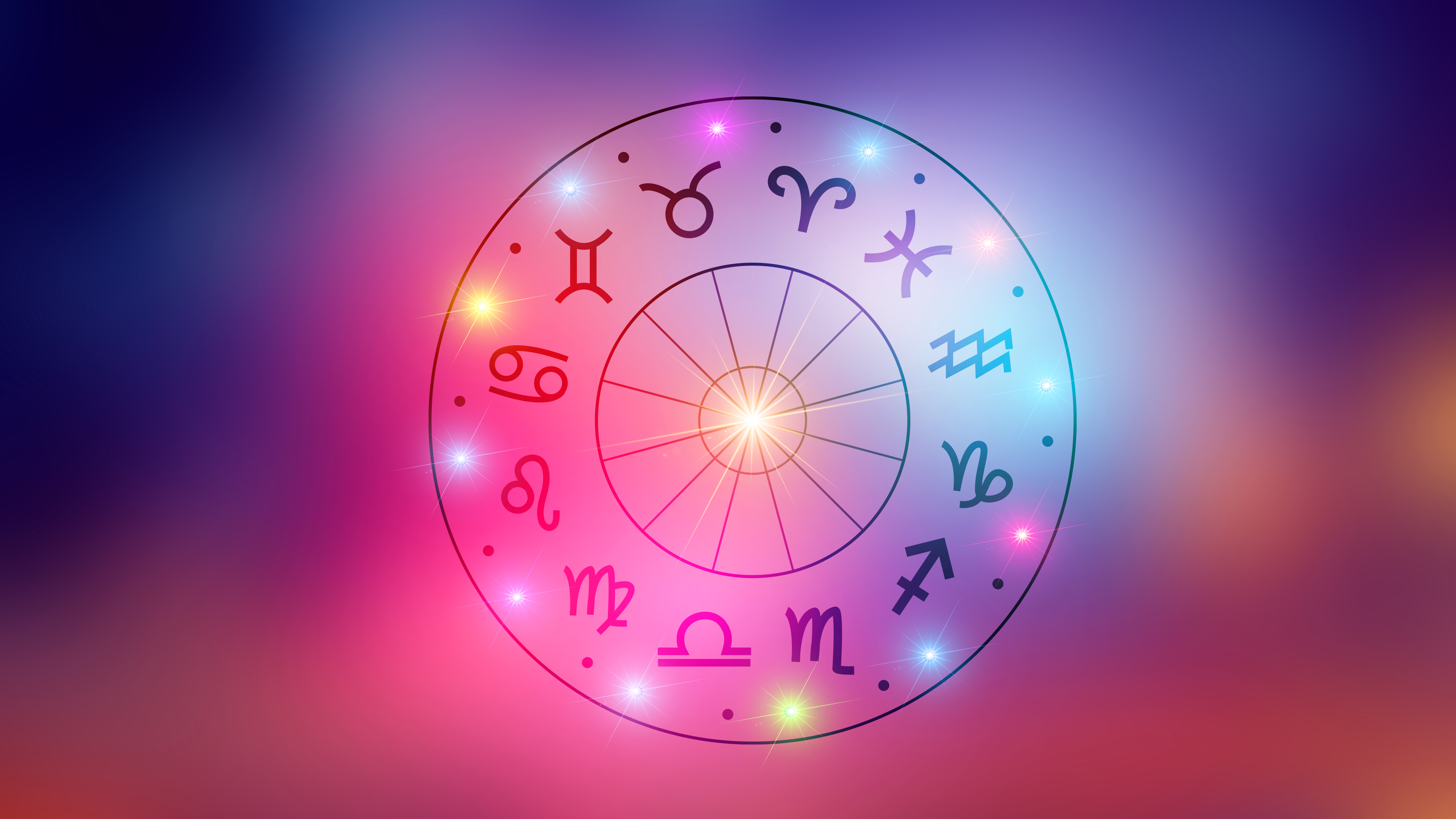 Photo of zodiac signs inside of horoscope circle. | Source: Getty Images
