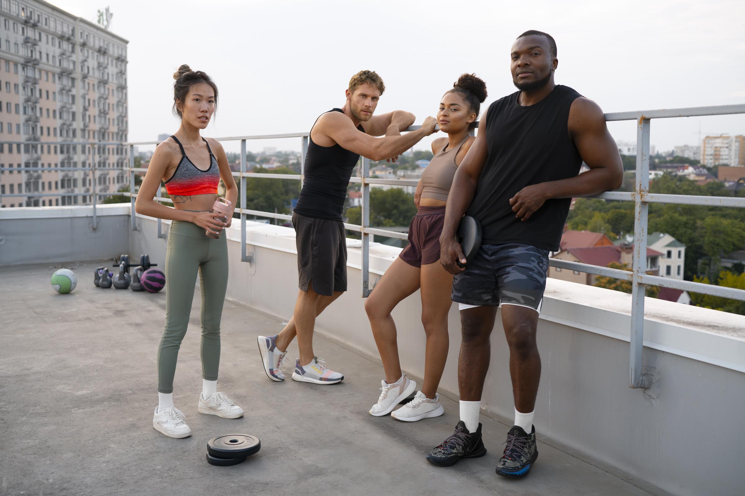 People training outdoors | Source: Freepik