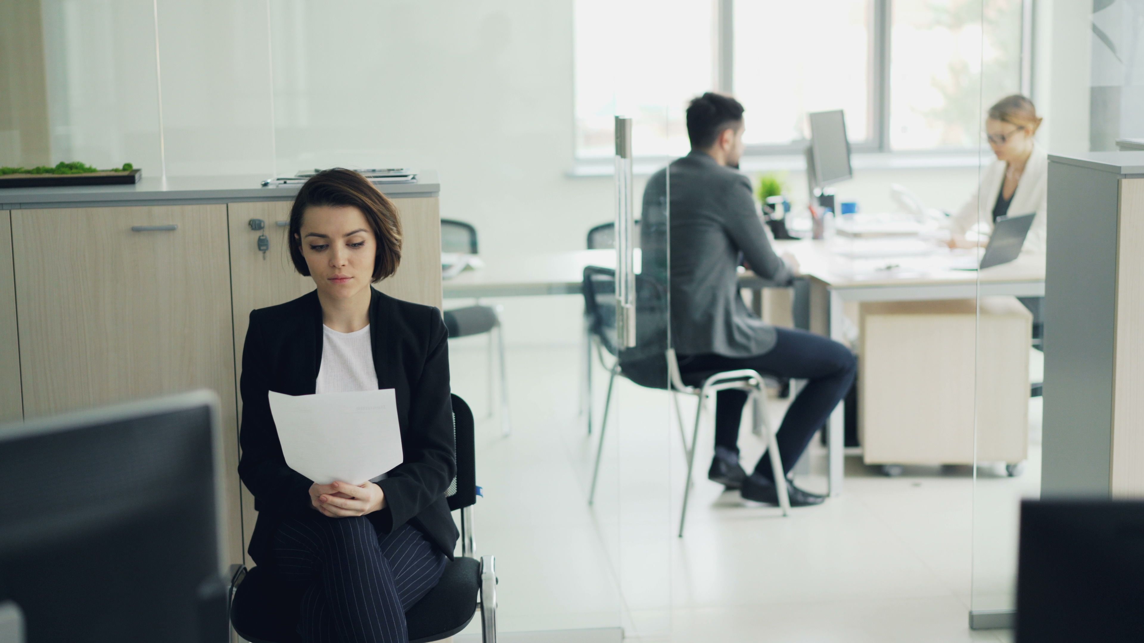 A woman waiting for a job interview | Source: Pexels