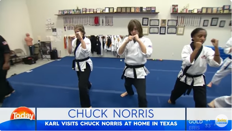 Chuck Norris' Texas ranch, from a video dated July 10, 2018 | Source: Youtube/@TodayShowAU