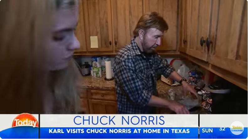 Chuck Norris' Texas ranch, from a video dated July 10, 2018 | Source: Youtube/@TodayShowAU