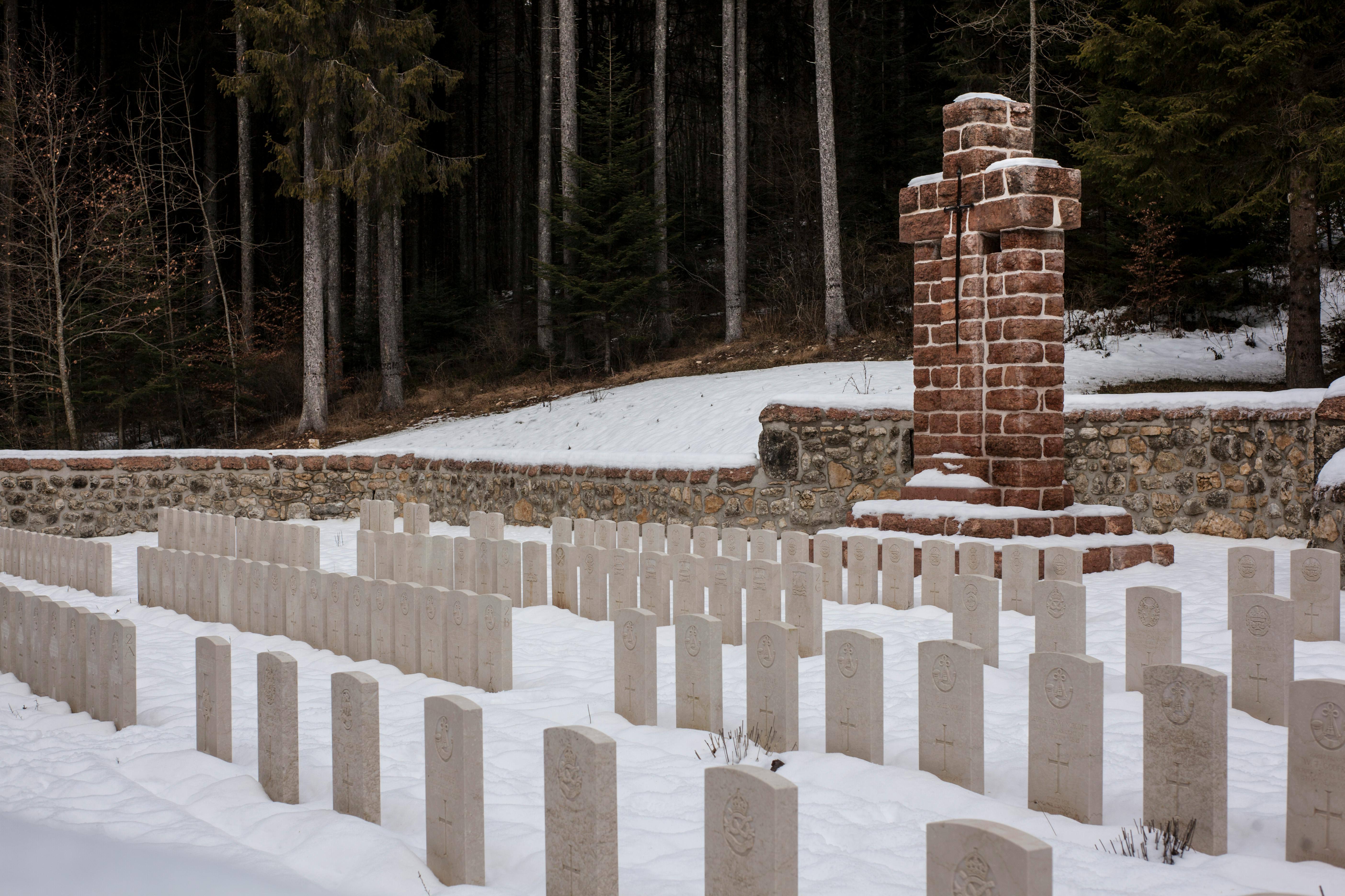 A winter cemetery | Source: Pexels