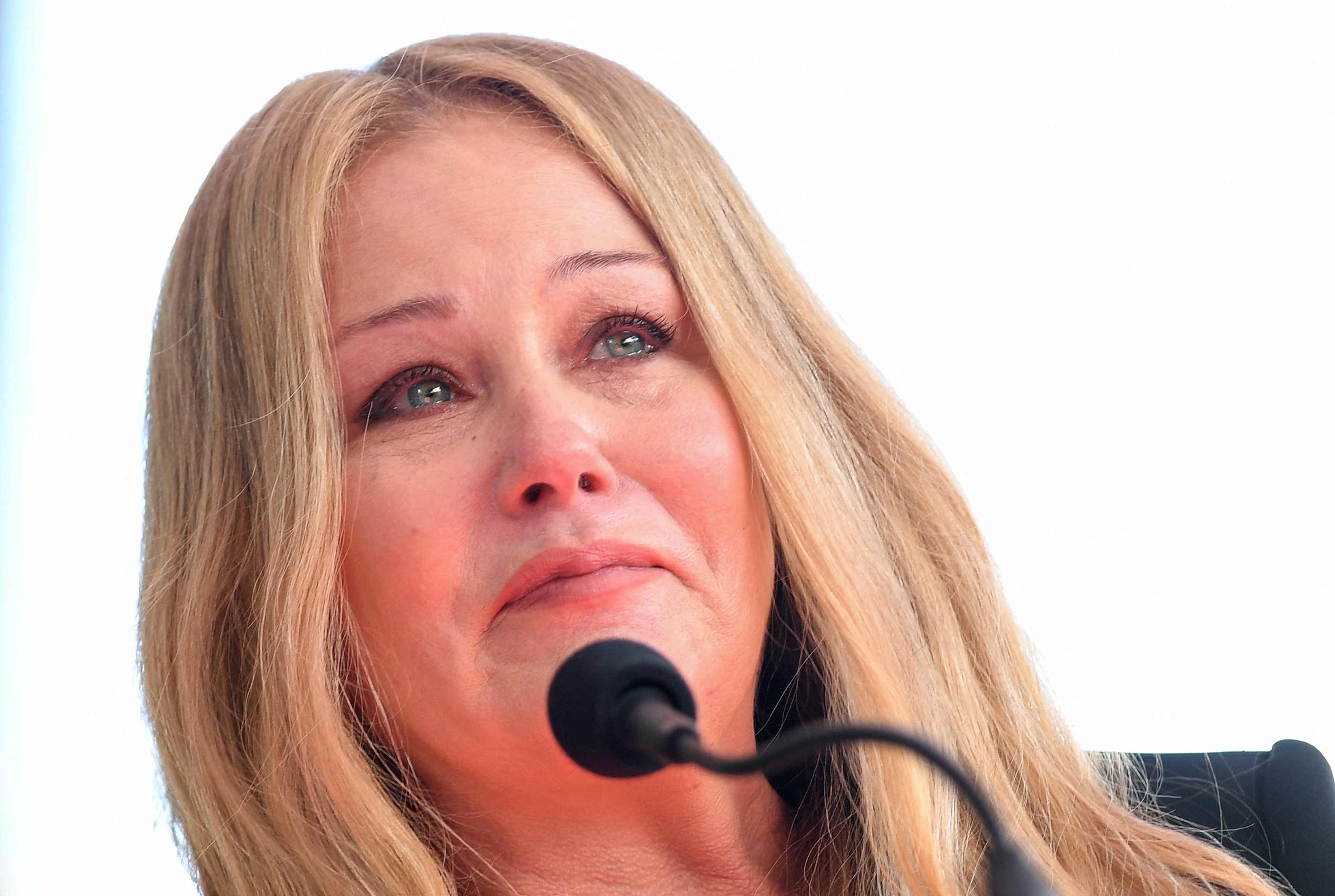 Christina Applegate speaks during her Hollywood Walk of Fame star ceremony. | Source: Getty Images