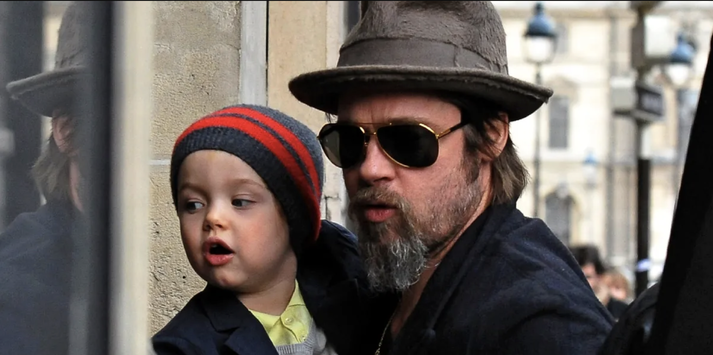 Brad Pitt and Shiloh Jolie-Pitt | Source: Getty Images
