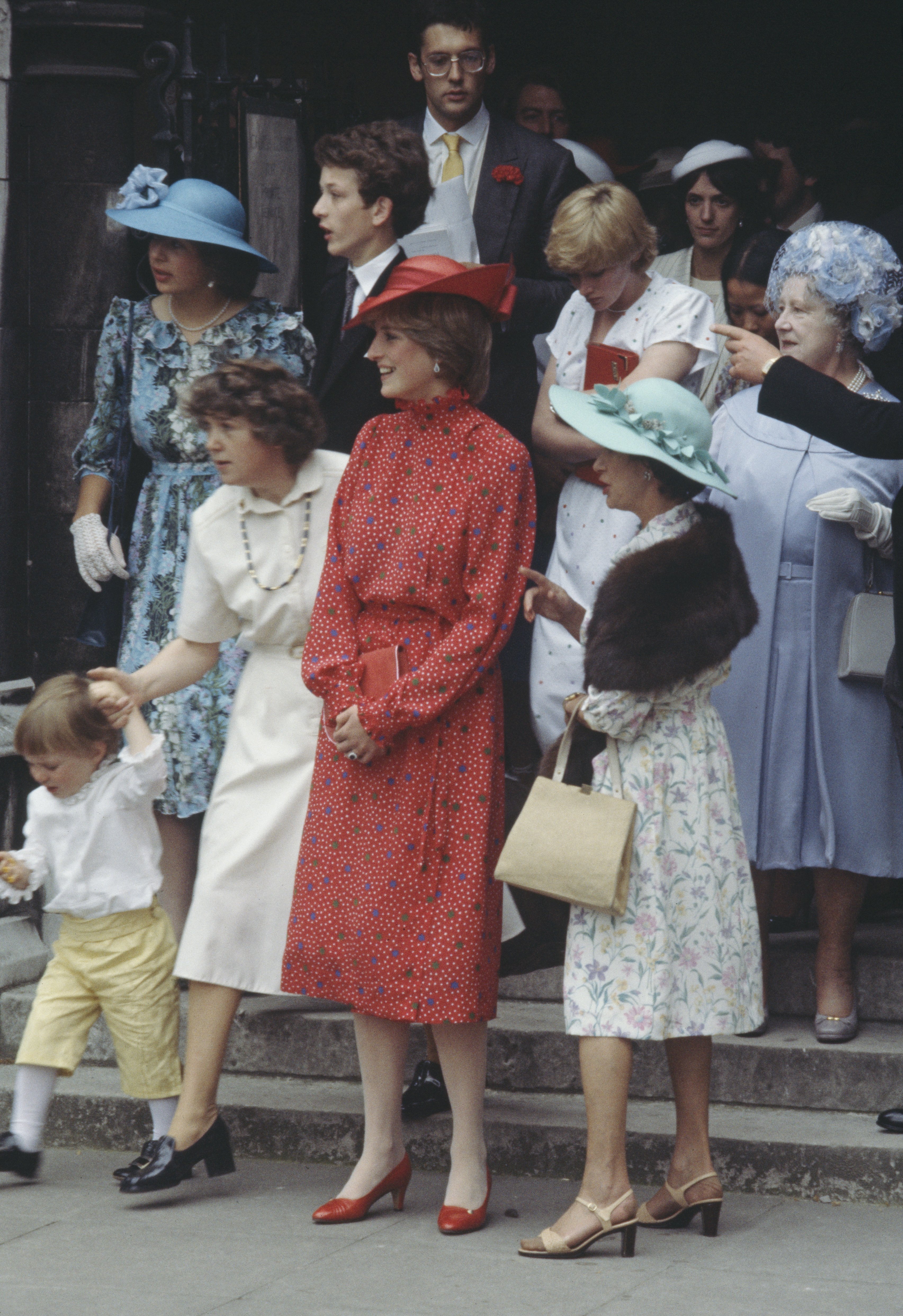 Princess Diana at Nicholas Soames and Catherine Weatherall's wedding in London, on June 14, 1981 | Source: Getty Images