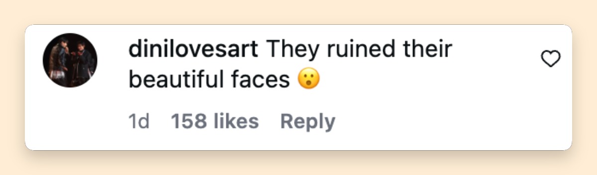 A netizen’s reaction to the appearances of the "Charlie's Angels" cast | Source: Instagram/people