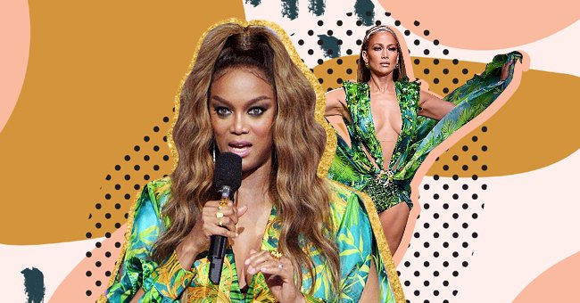 Tyra Banks Takes Stylspiration from Iconic Jennifer Lopez Versace Dress