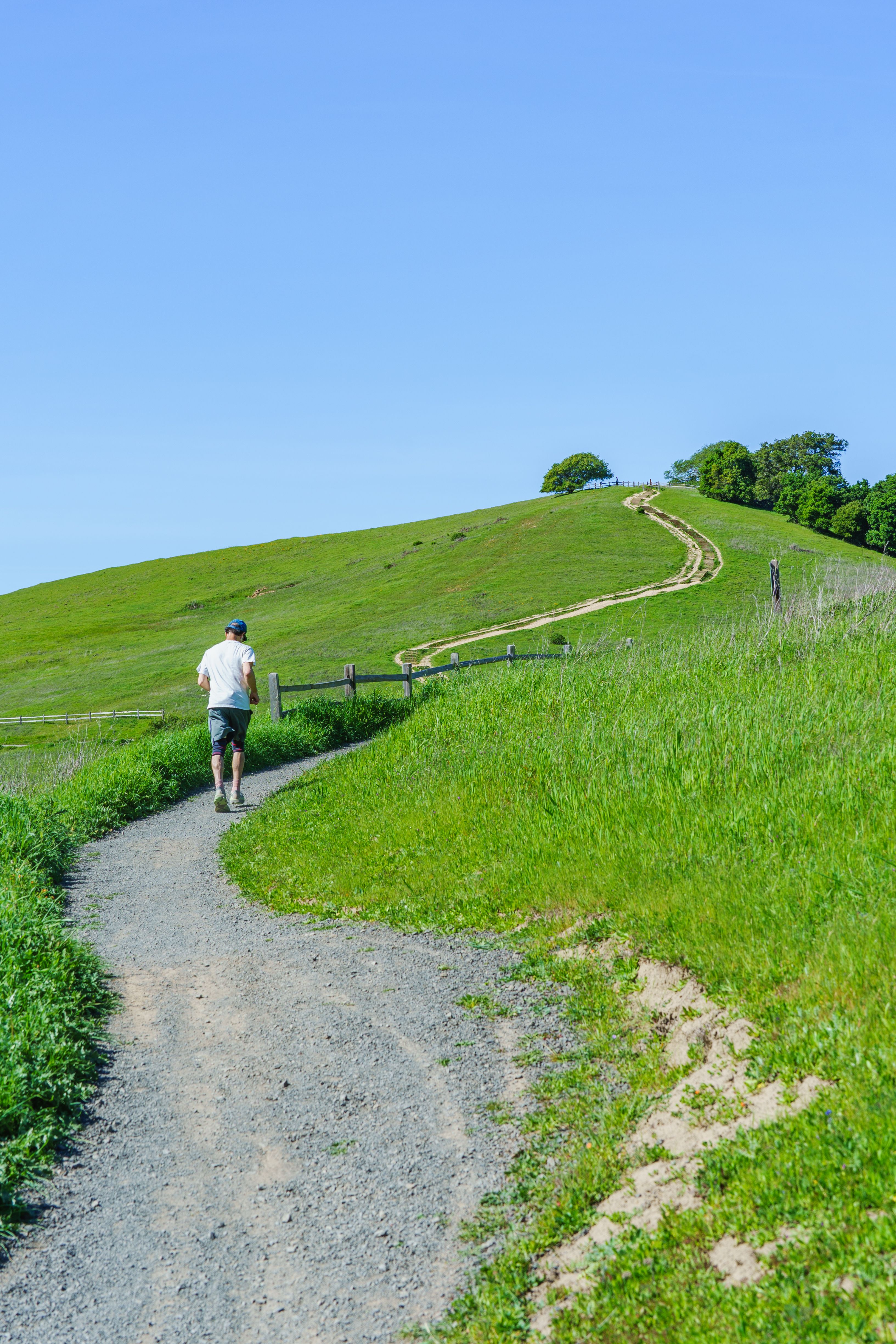 Man walking on an inclining road | Source: Pexels