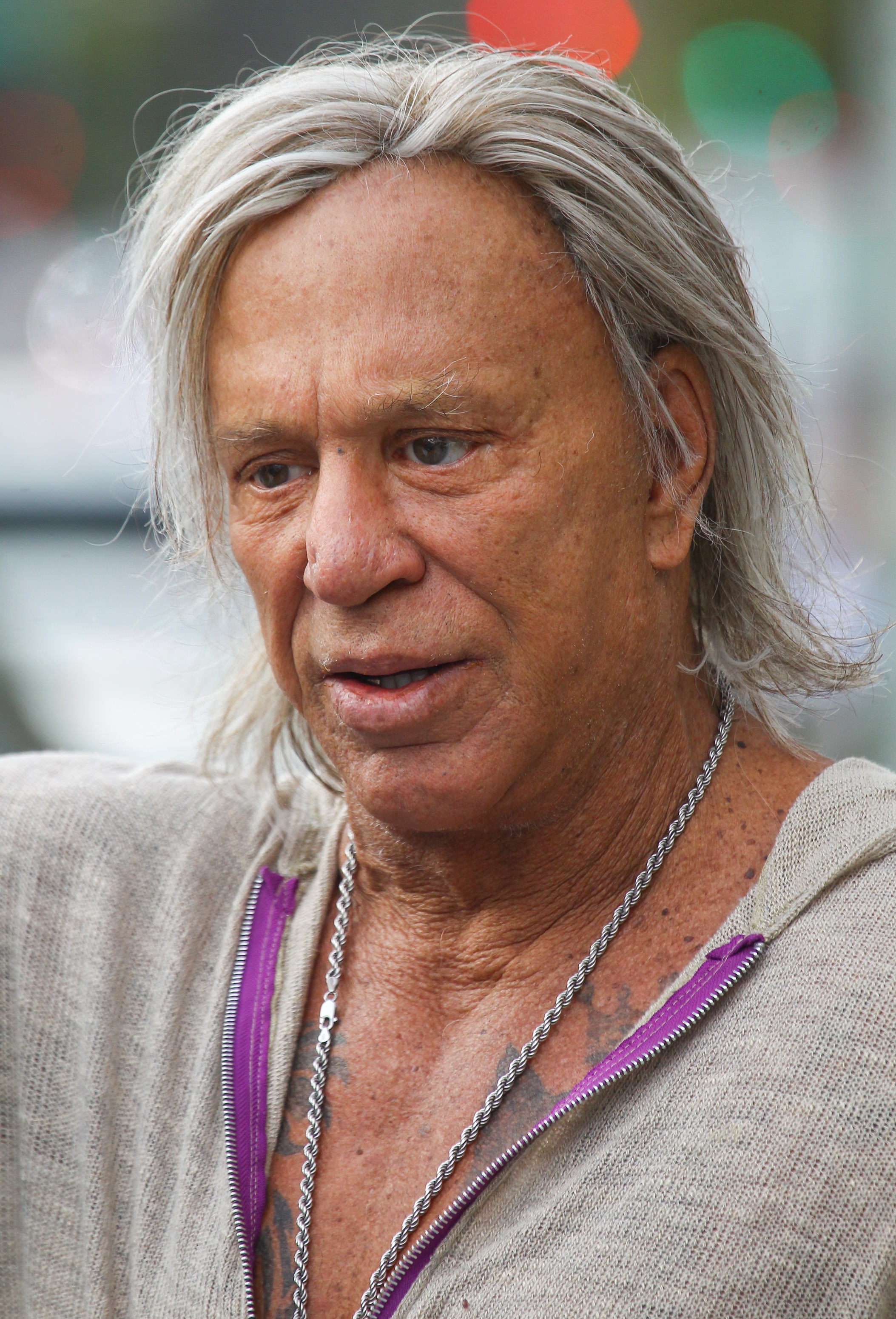 Mickey Rourke on November 28, 2017 in Los Angeles, California. | Source: Getty Images