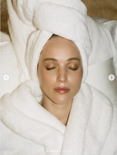 Jennifer Lawrence prepped for pampering at the new Dior Spa Cipriani in Venice | Source: Getty Images